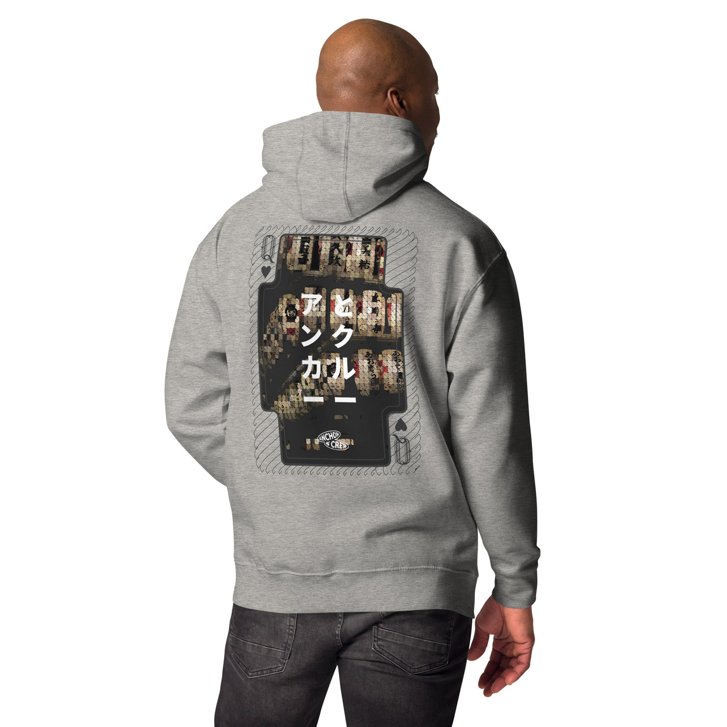 ANCHOR & CREW 01 Japan Gurafiku Cotton Blend Hoodie