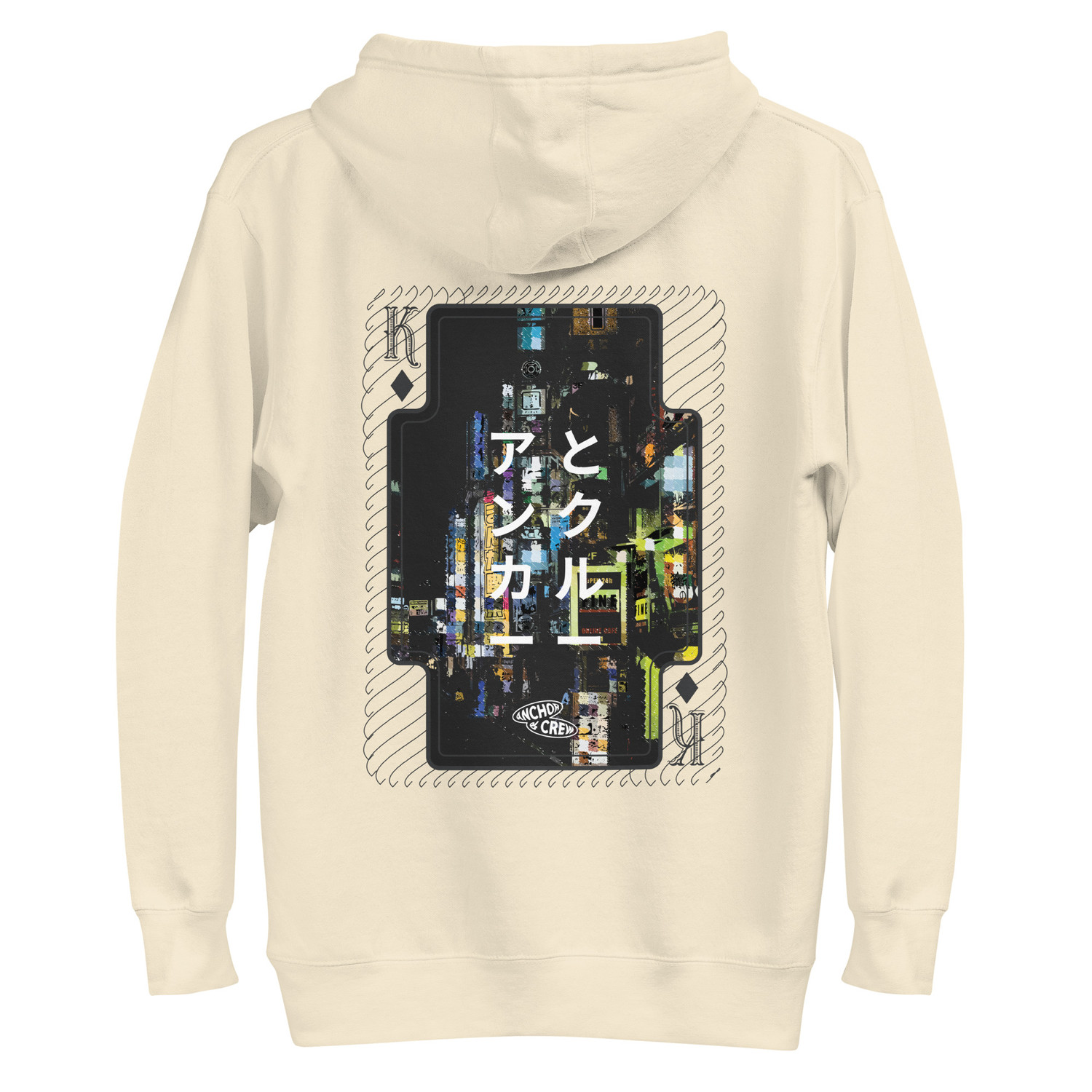 ANCHOR & CREW 02 Japan Gurafiku Cotton Blend Hoodie