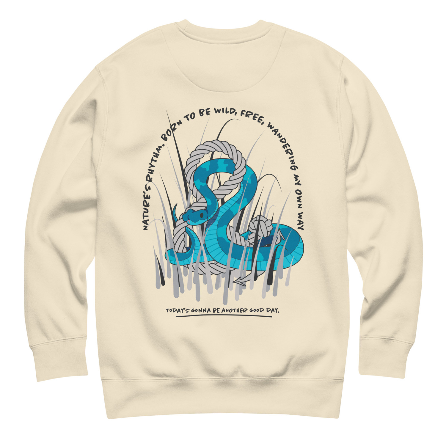ANCHOR & CREW Snake Another Good Day Cotton Blend Sweatshirt