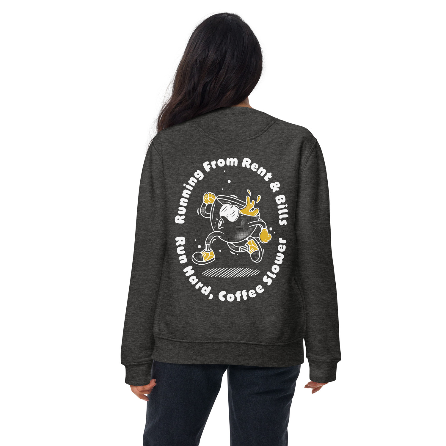 ANCHOR & CREW x GUSTATORY Coffee Over Bills Cotton Blend Embroidered Sweatshirt