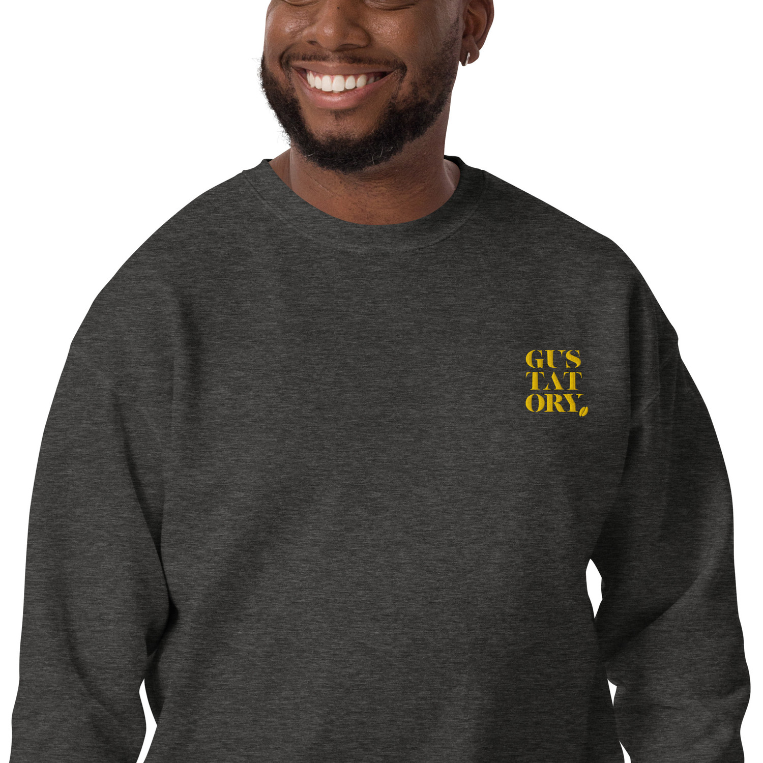 ANCHOR & CREW x GUSTATORY Coffee Over Bills Cotton Blend Embroidered Sweatshirt