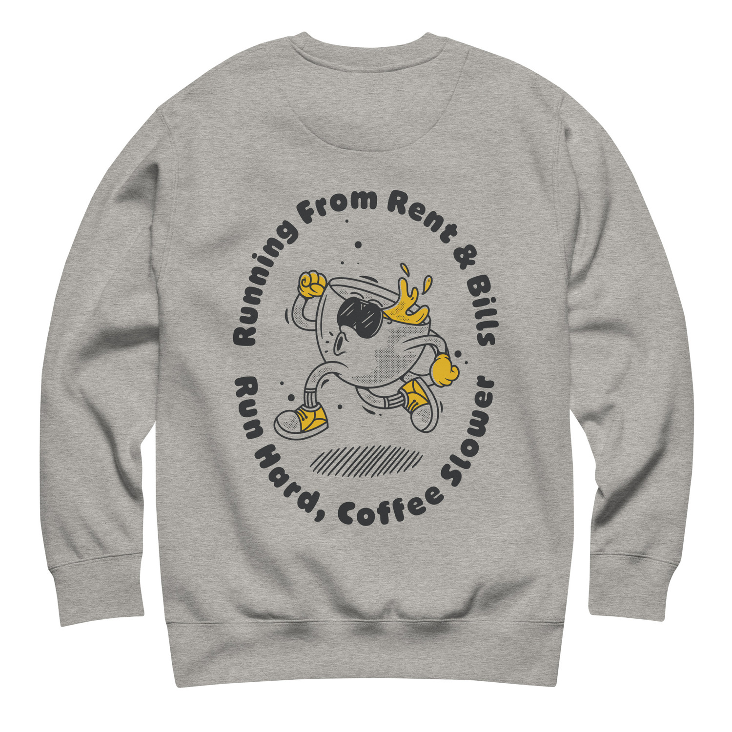 ANCHOR & CREW x GUSTATORY Coffee Over Bills Cotton Blend Embroidered Sweatshirt