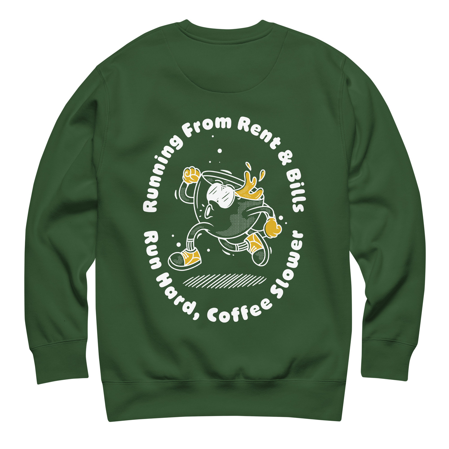 ANCHOR & CREW x GUSTATORY Coffee Over Bills Cotton Blend Embroidered Sweatshirt