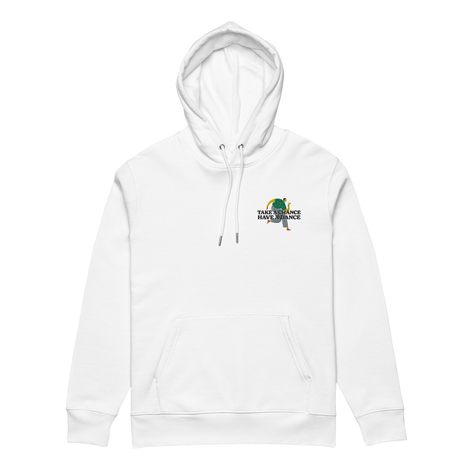ANCHOR & CREW Take A Chance Have A Dance DISCO! Organic Cotton Embroidered Heavyweight Hoodie
