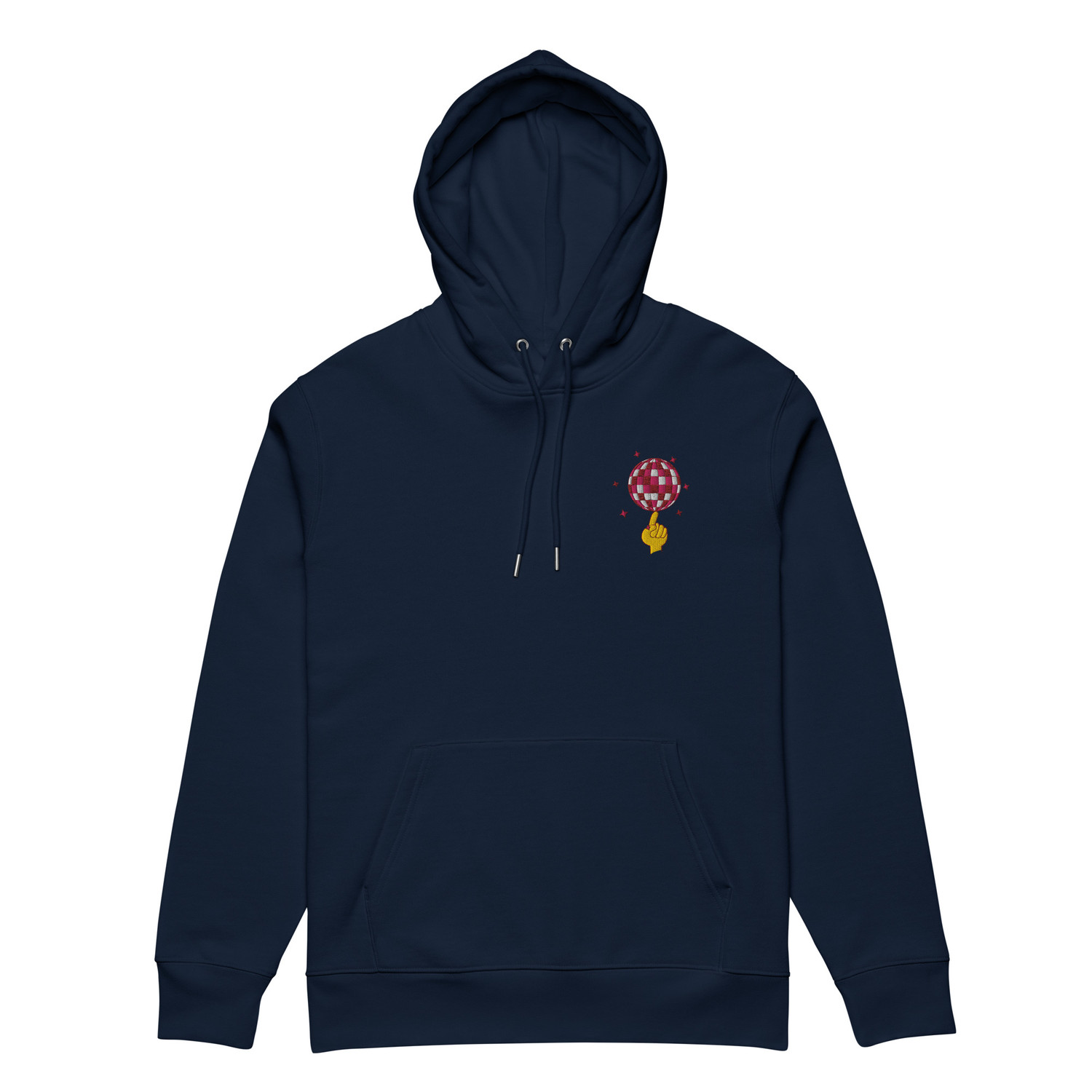 ANCHOR & CREW Acceptable At The Time DISCO! Organic Cotton Embroidered Heavyweight Hoodie