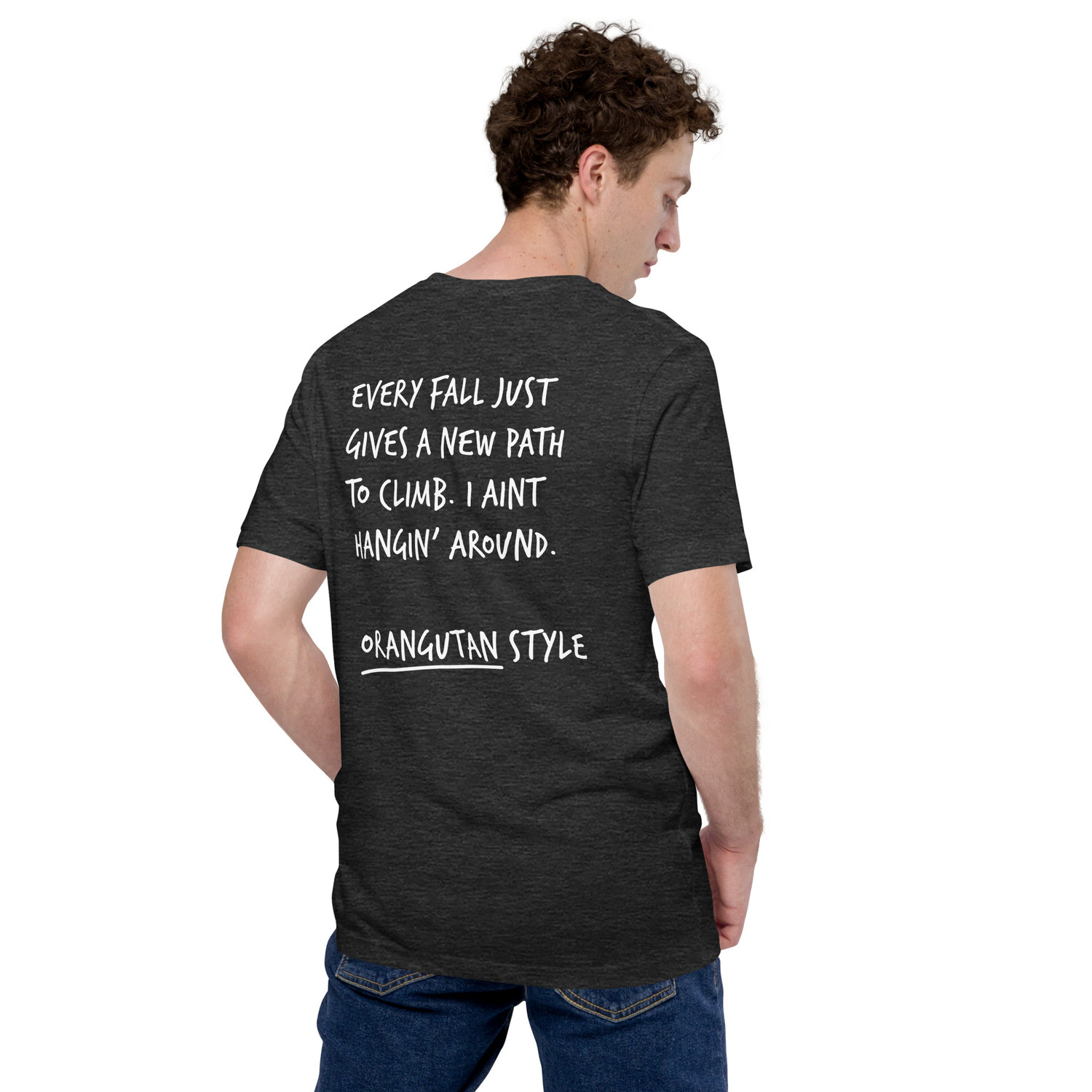Think Ocean Orangutan Aspirations Cotton Embroidered T-Shirt