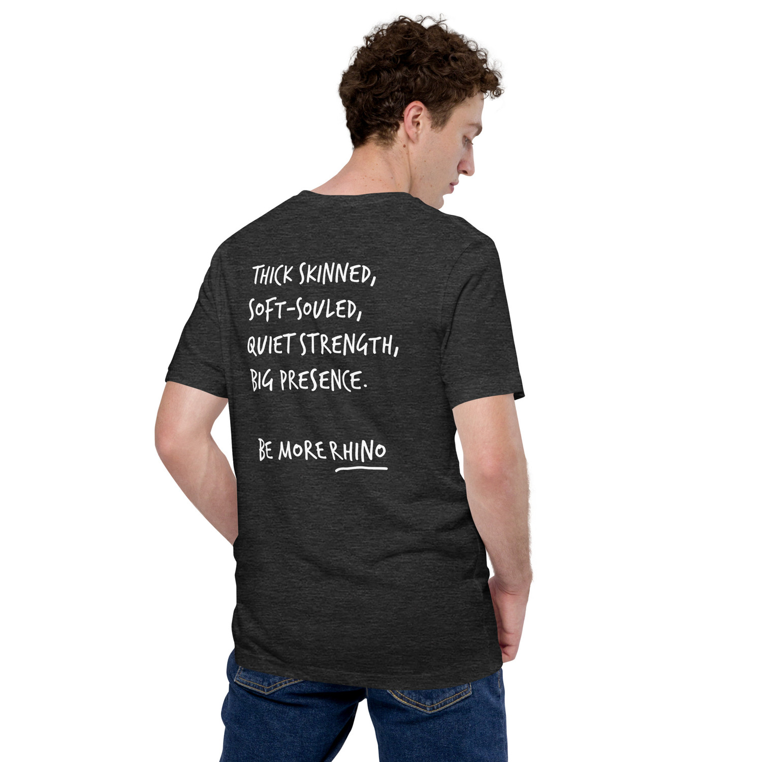Think Ocean Rhino Aspirations Cotton Embroidered T-Shirt