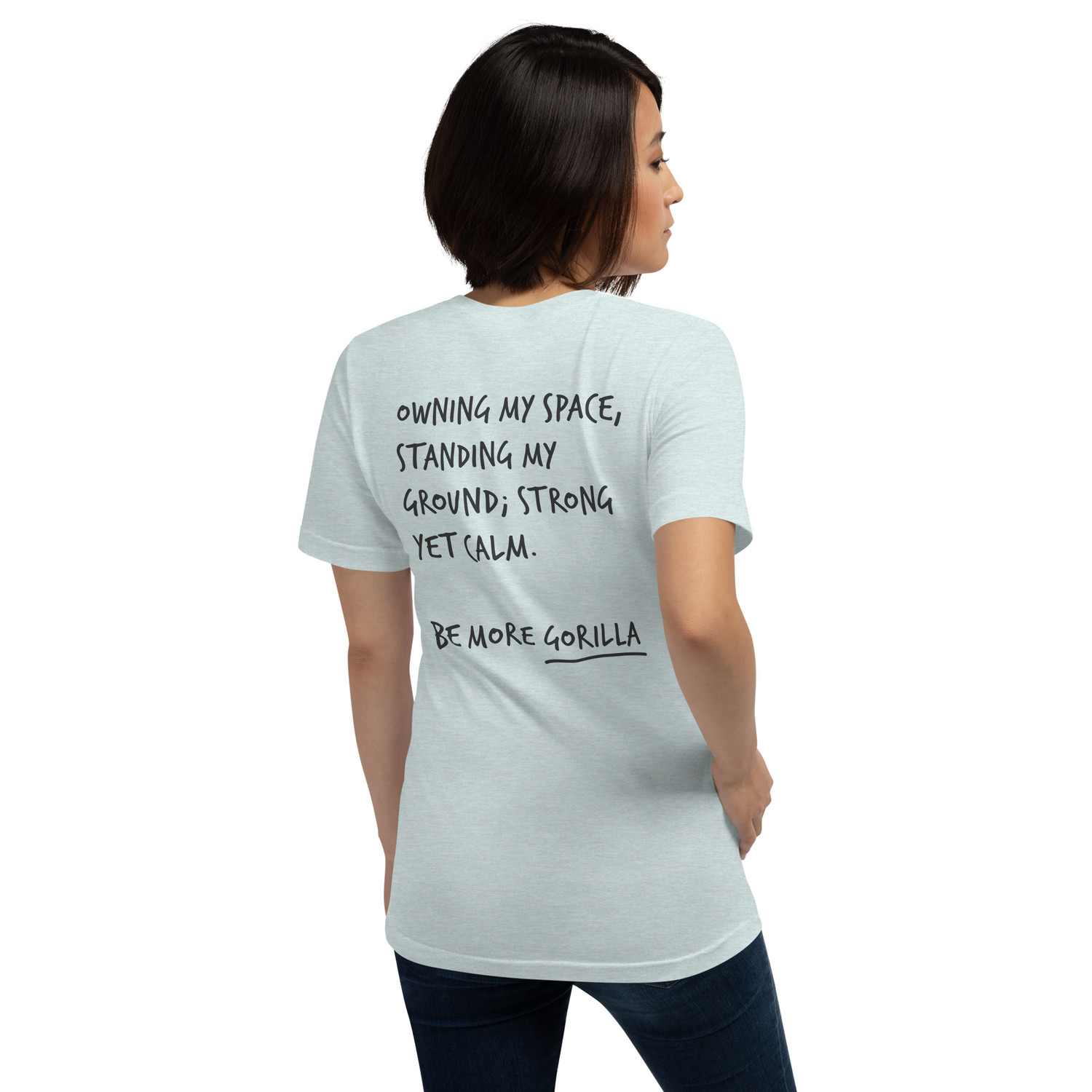 Think Ocean Gorilla Aspirations Cotton Embroidered T-Shirt