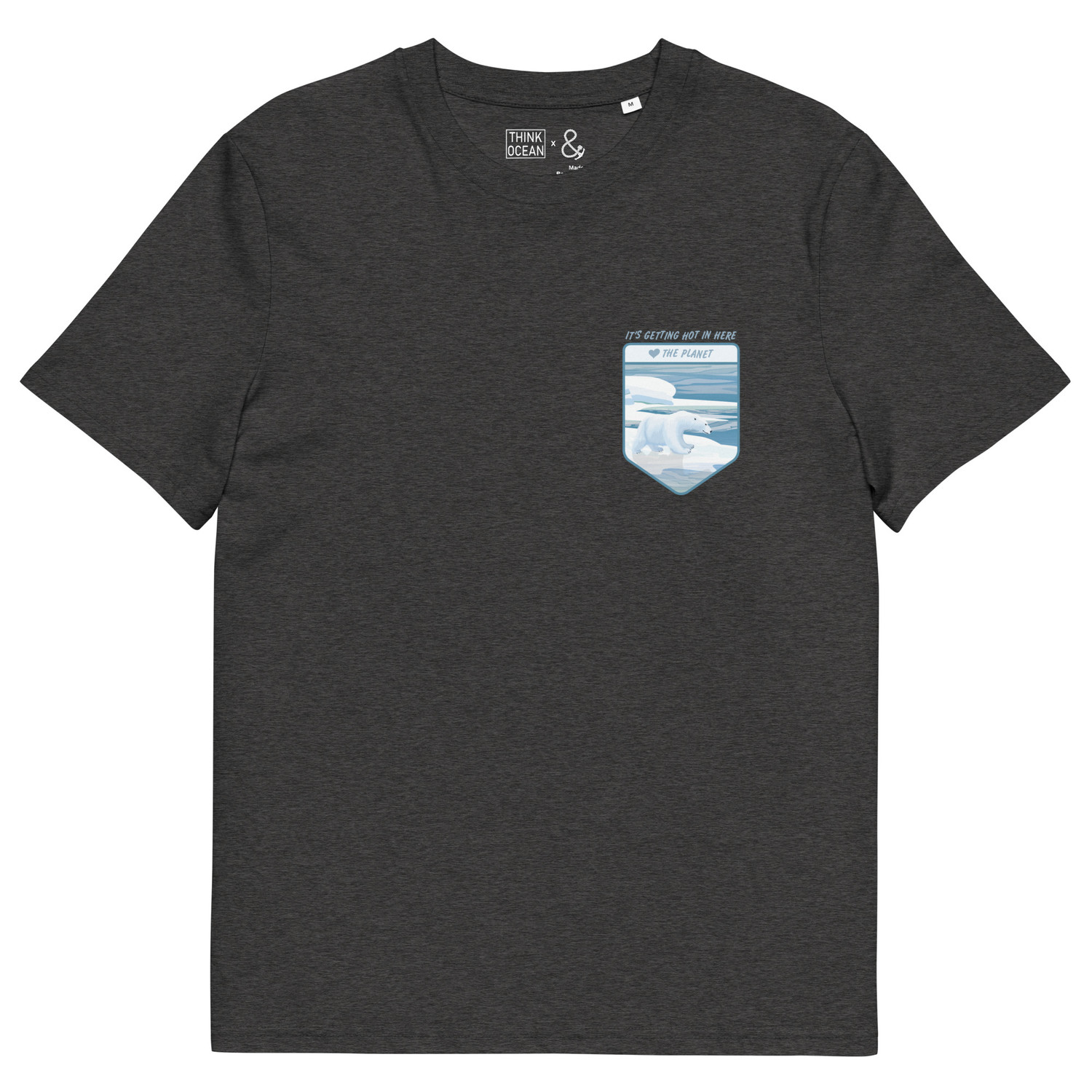Think Ocean Polar Bear Love The Planet Organic Cotton T-Shirt