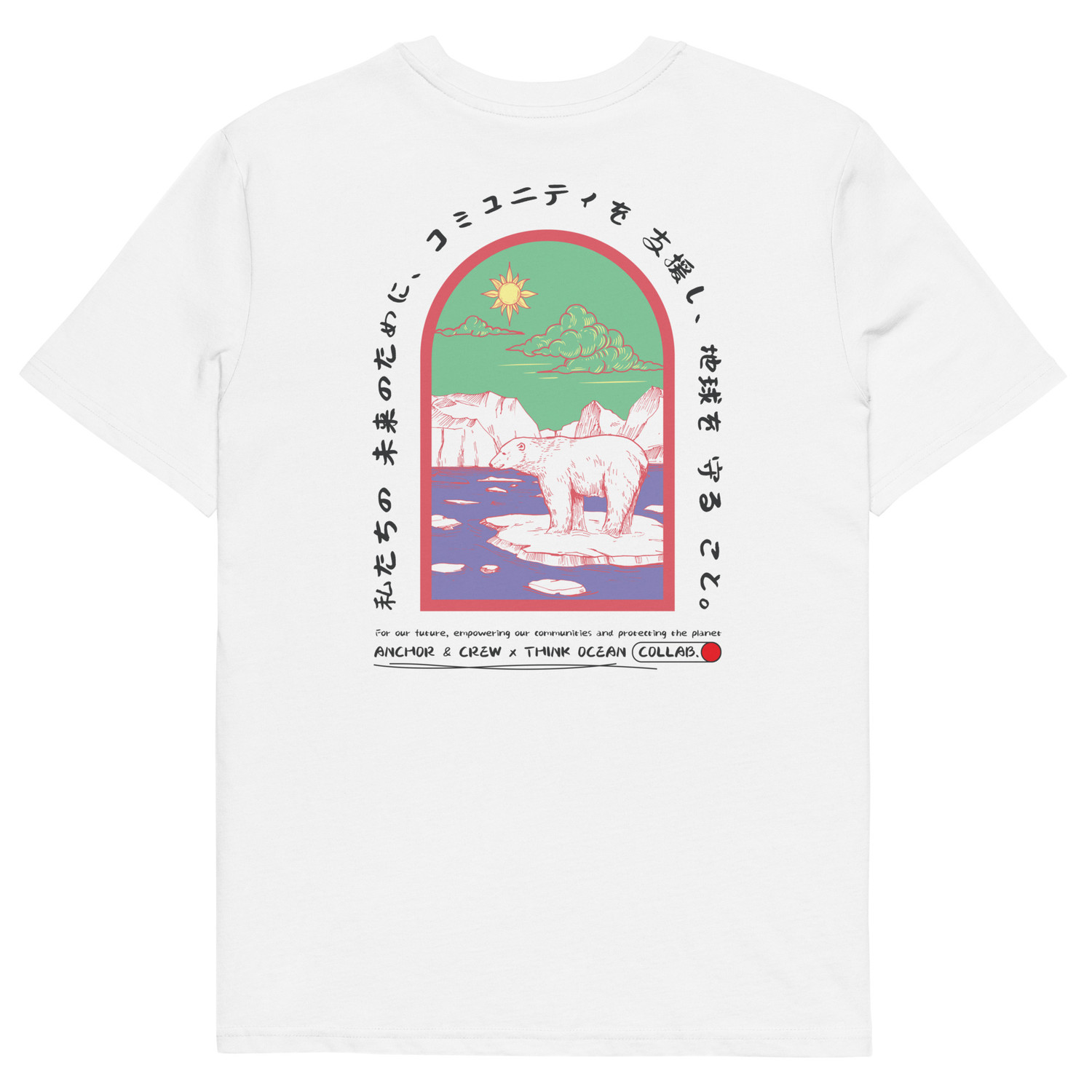 Think Ocean 06 Japan Gurafiku Organic Cotton T-Shirt