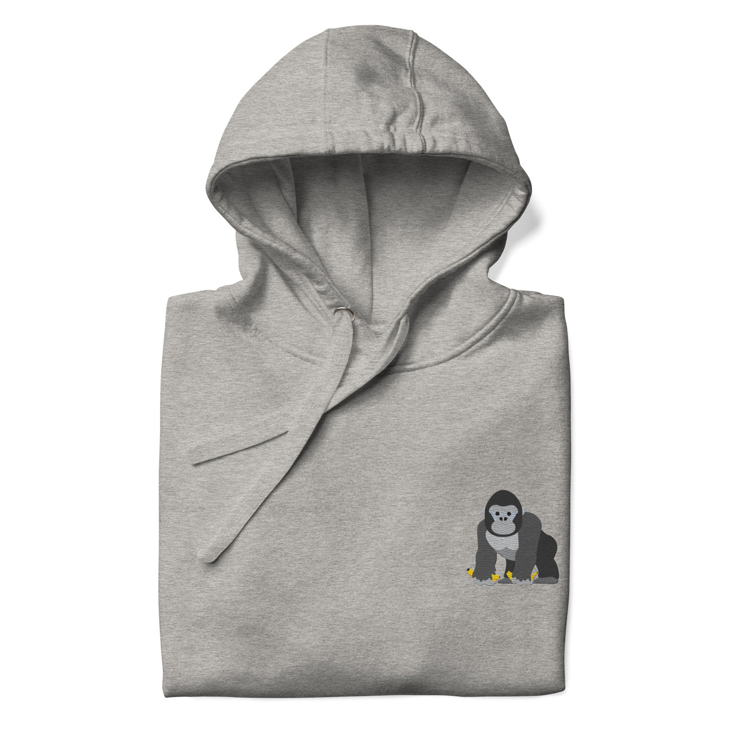 Think Ocean Gorilla Aspirations Cotton Blend Embroidered Hoodie