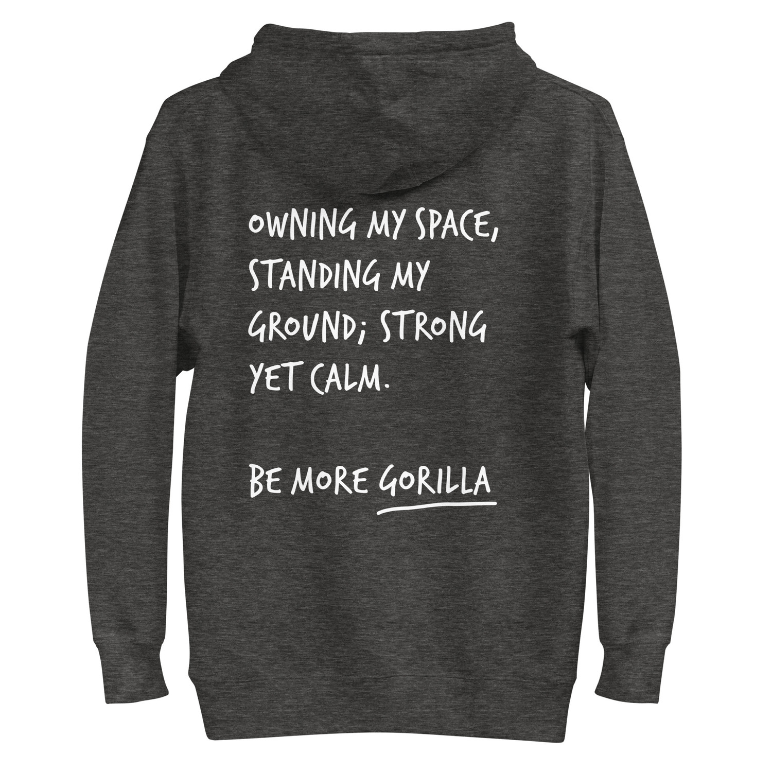 Think Ocean Gorilla Aspirations Cotton Blend Embroidered Hoodie