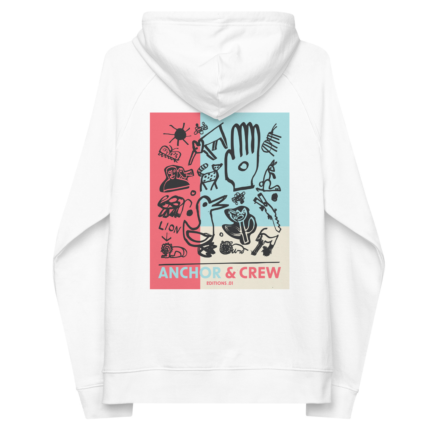 ANCHOR & CREW Moon Safari 01 EDITIONS Organic Cotton Hoodie