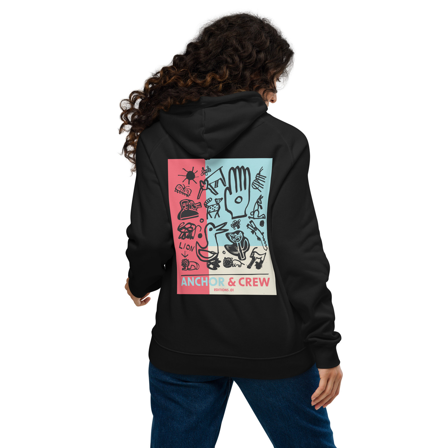 ANCHOR & CREW Moon Safari 01 EDITIONS Organic Cotton Hoodie