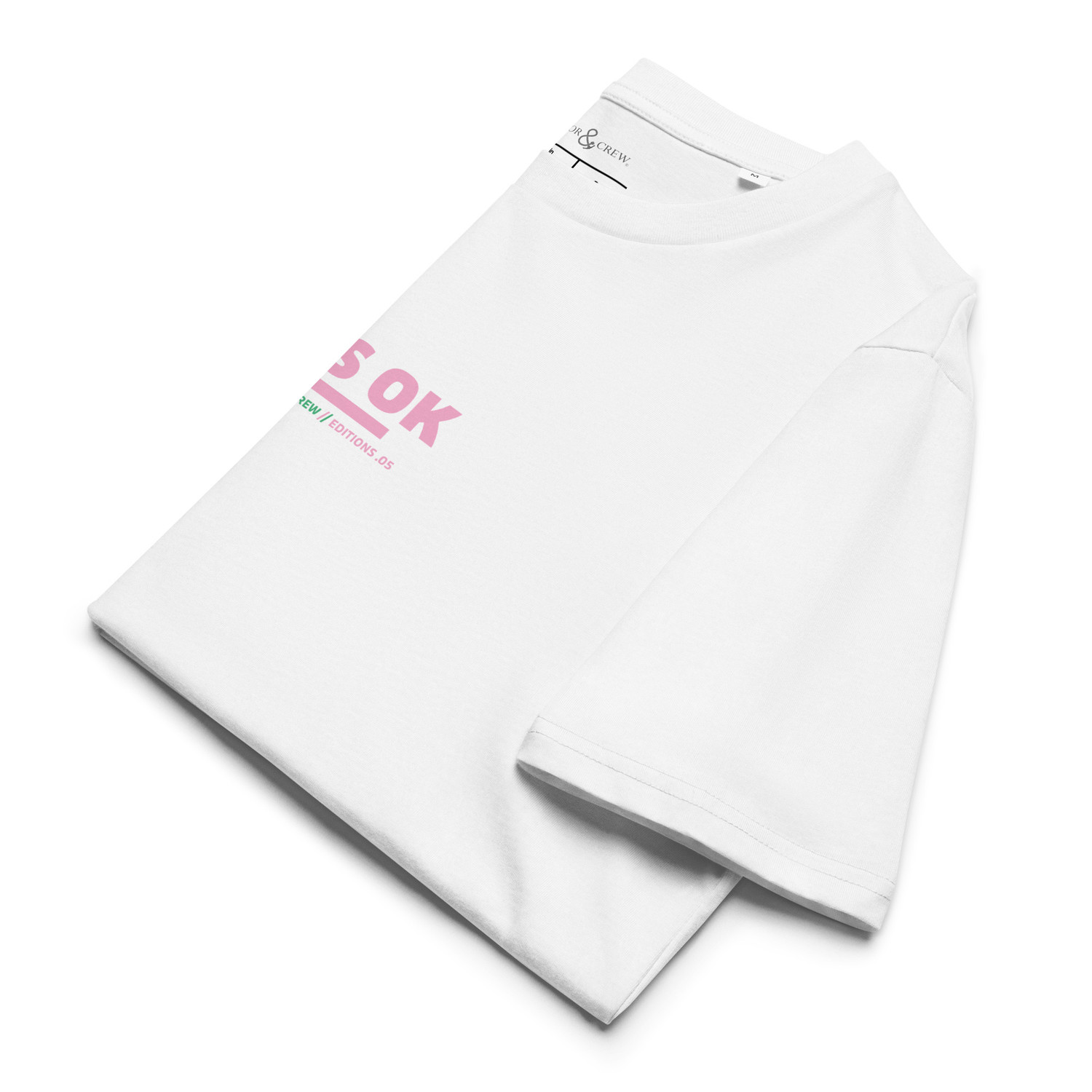 ANCHOR & CREW 05 It's Ok EDITIONS Organic Cotton T-Shirt