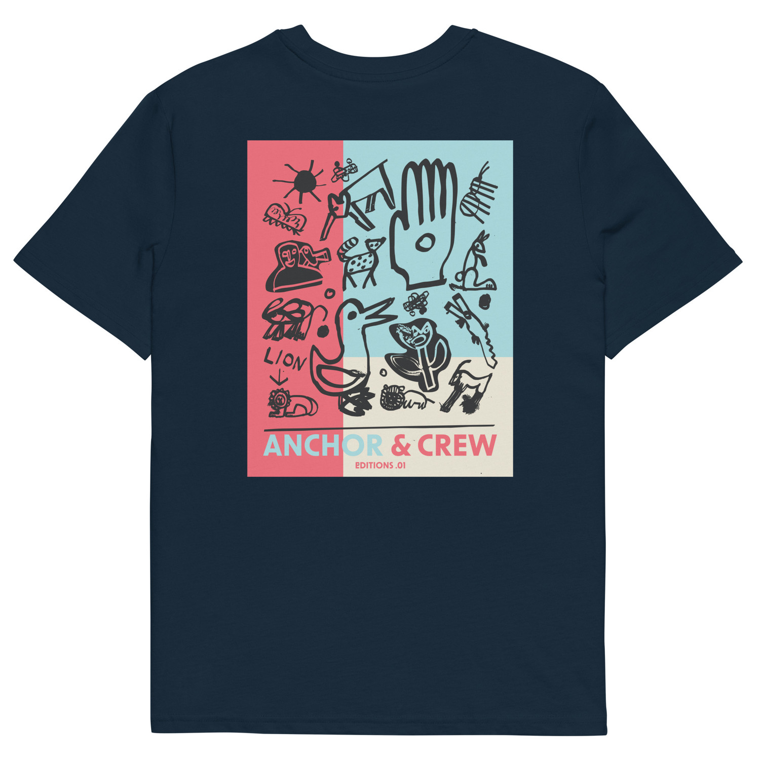 ANCHOR & CREW 01 Moon Safari EDITIONS Organic Cotton T-Shirt 