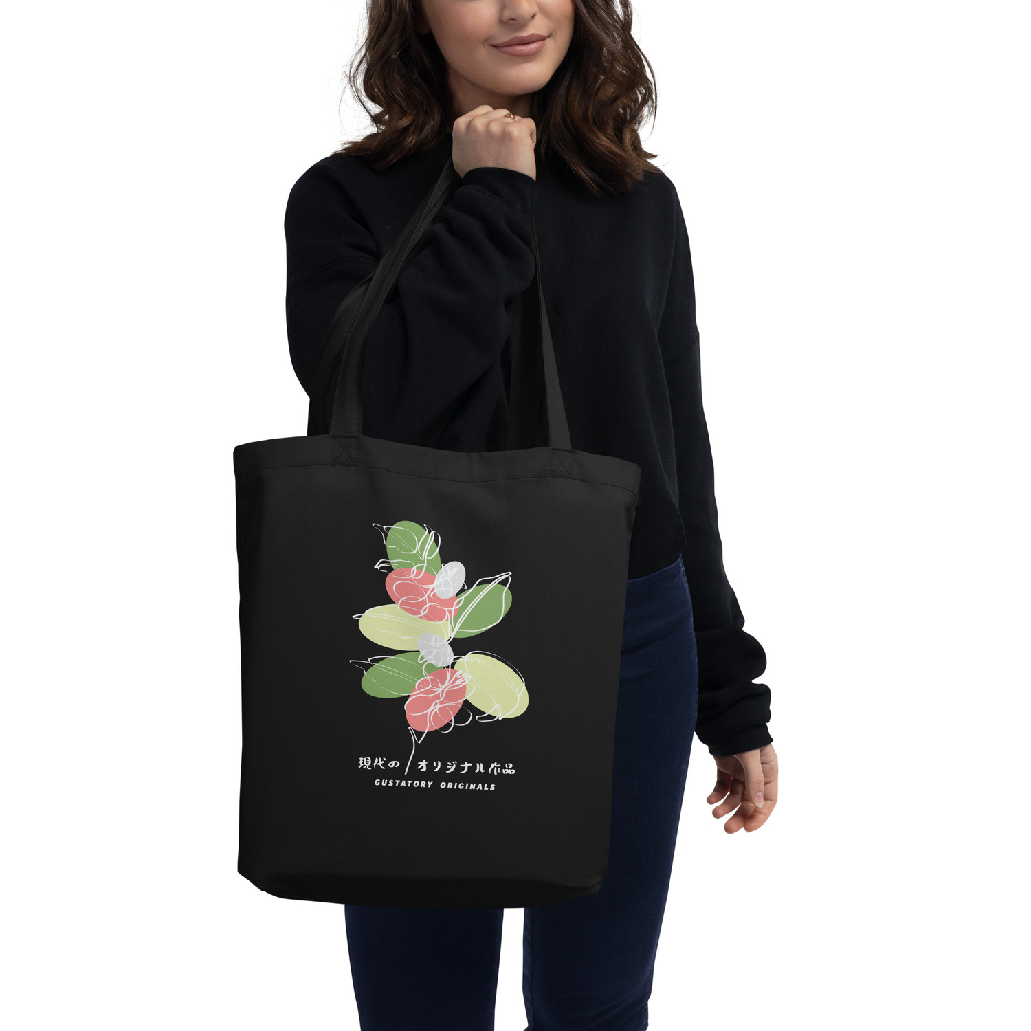 GUSTATORY Originals Coffee Blossom Recycled Cotton Tote Bag
