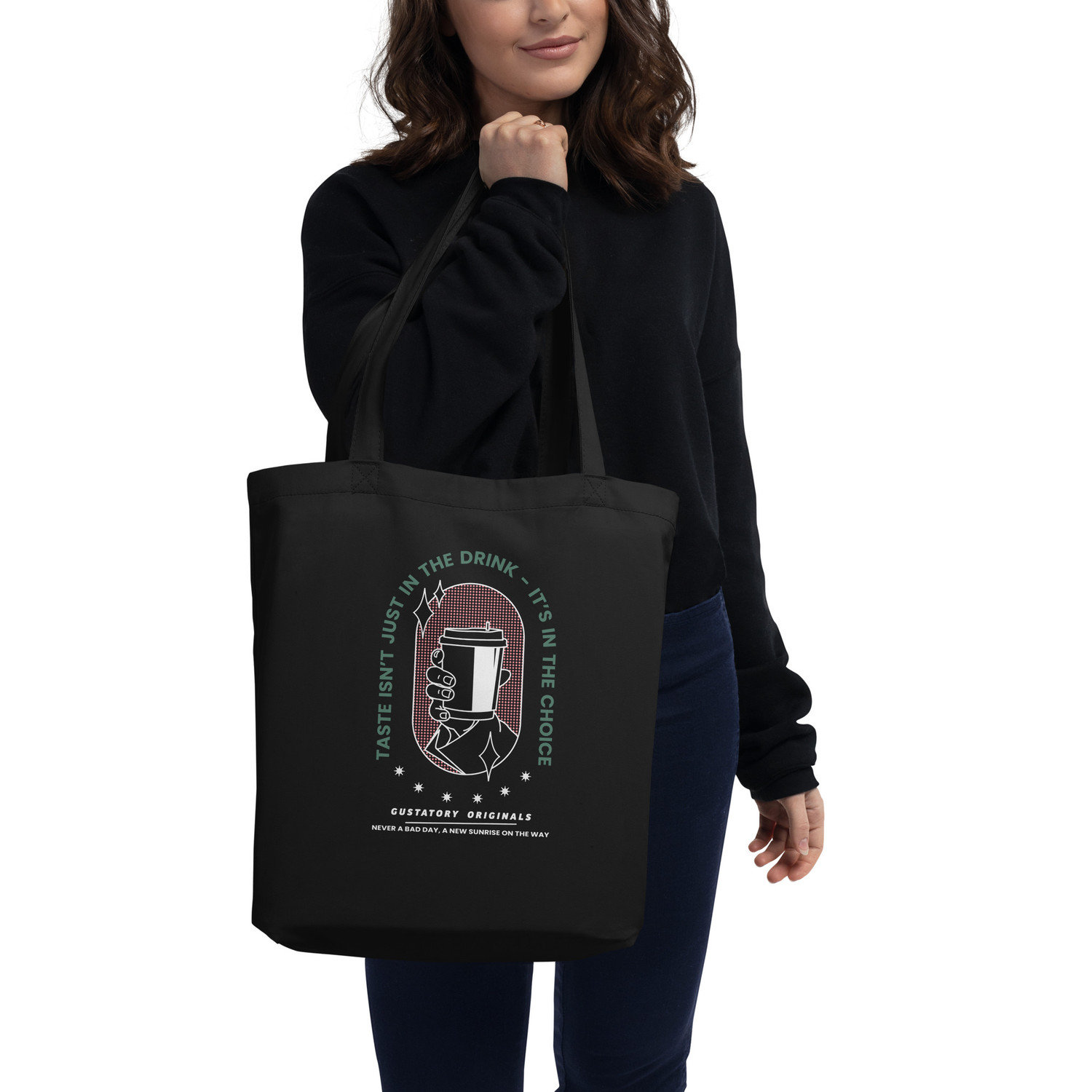 GUSTATORY Originals Good Taste... Recycled Cotton Tote Bag