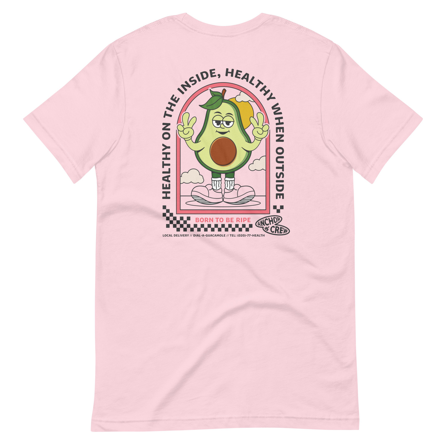 ANCHOR & CREW Ripe Avocado Dial-A-Local Organic Cotton T-Shirt