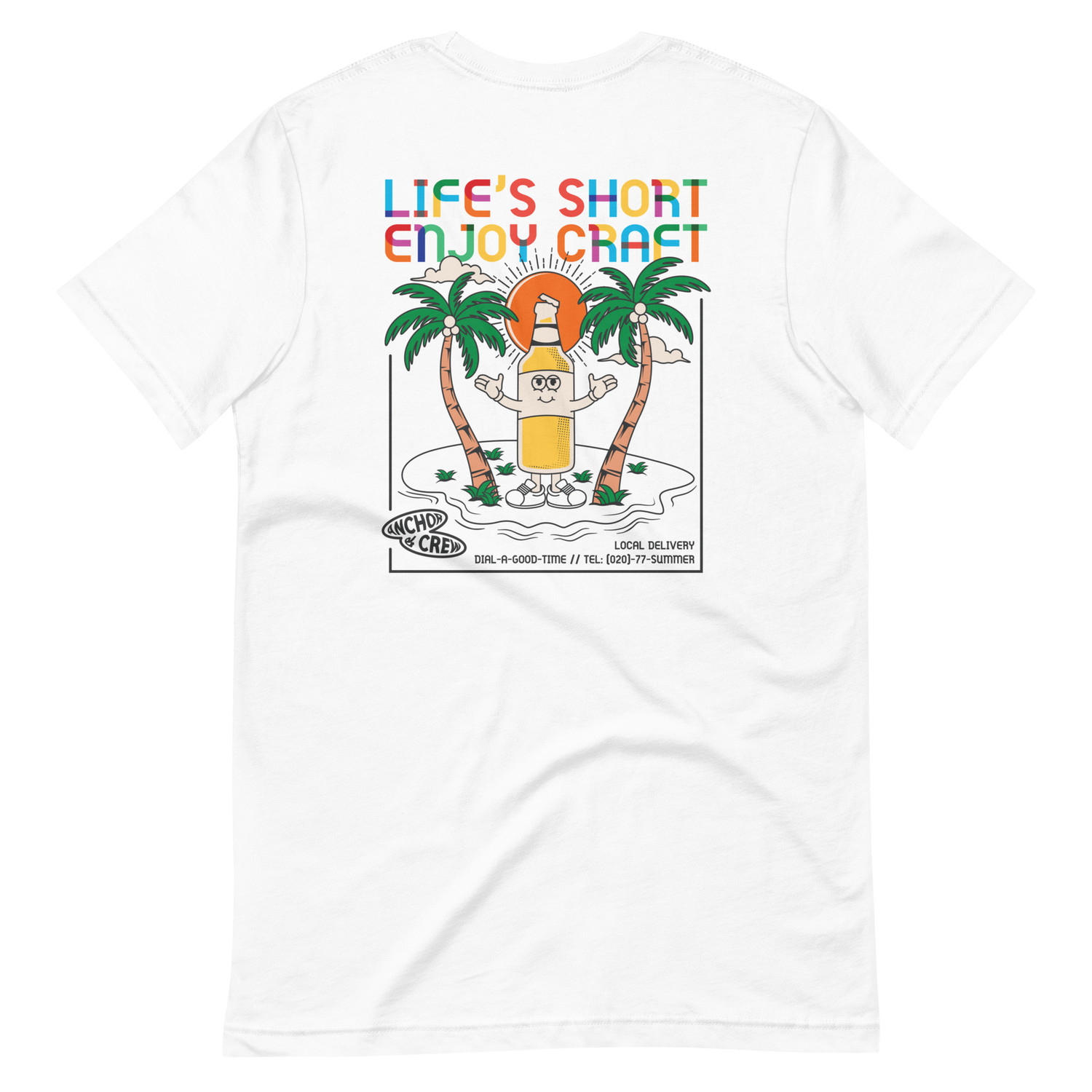 ANCHOR & CREW Enjoy Craft Dial-A-Local Organic Cotton T-Shirt