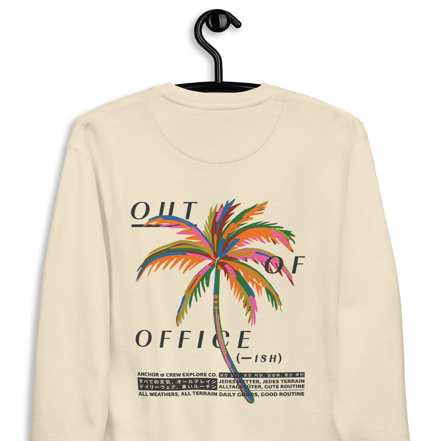 ANCHOR & CREW Out Of Office Passenger Organic Cotton Sweatshirt 