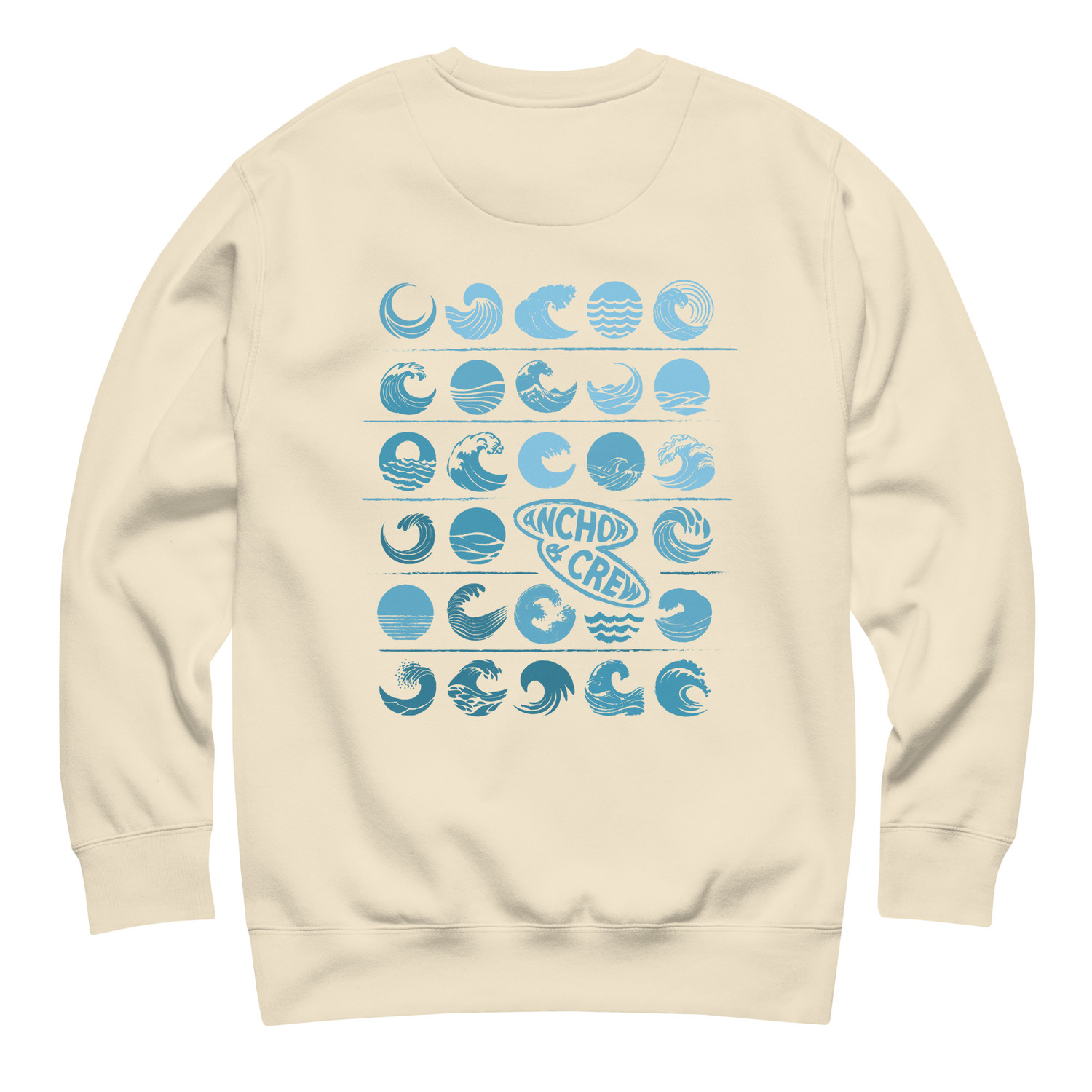 ANCHOR & CREW Surf n Waves Passenger Organic Cotton Sweatshirt