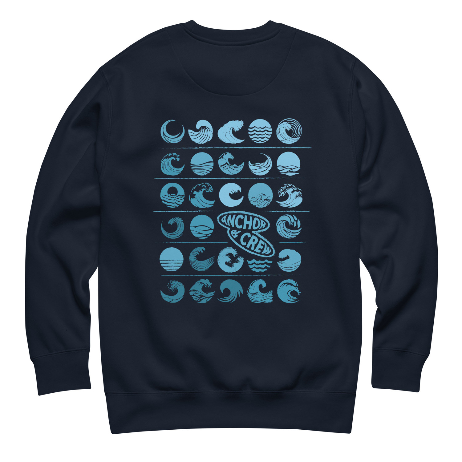 ANCHOR & CREW Surf n Waves Passenger Organic Cotton Sweatshirt