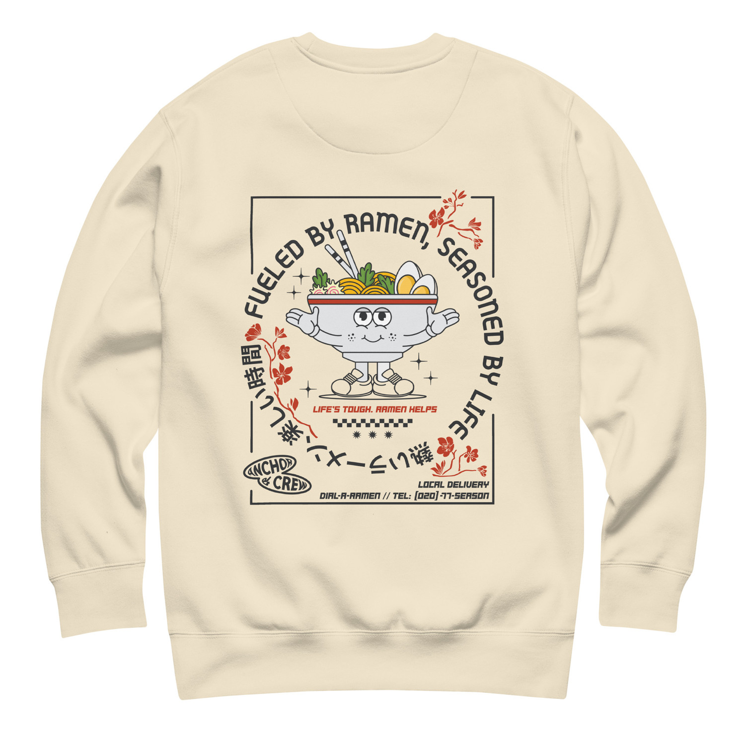 ANCHOR & CREW Ramen House Dial-A-Local Organic Cotton Sweatshirt 