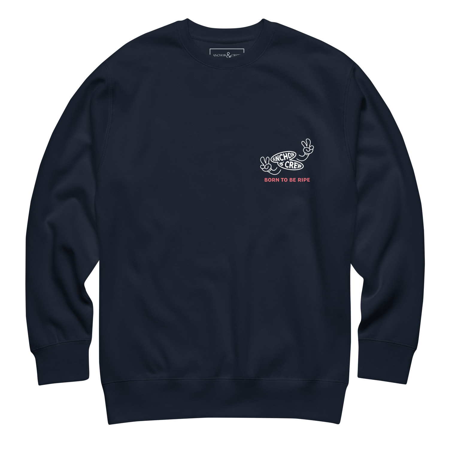 ANCHOR & CREW Ripe Avocado Dial-A-Local Organic Cotton Sweatshirt