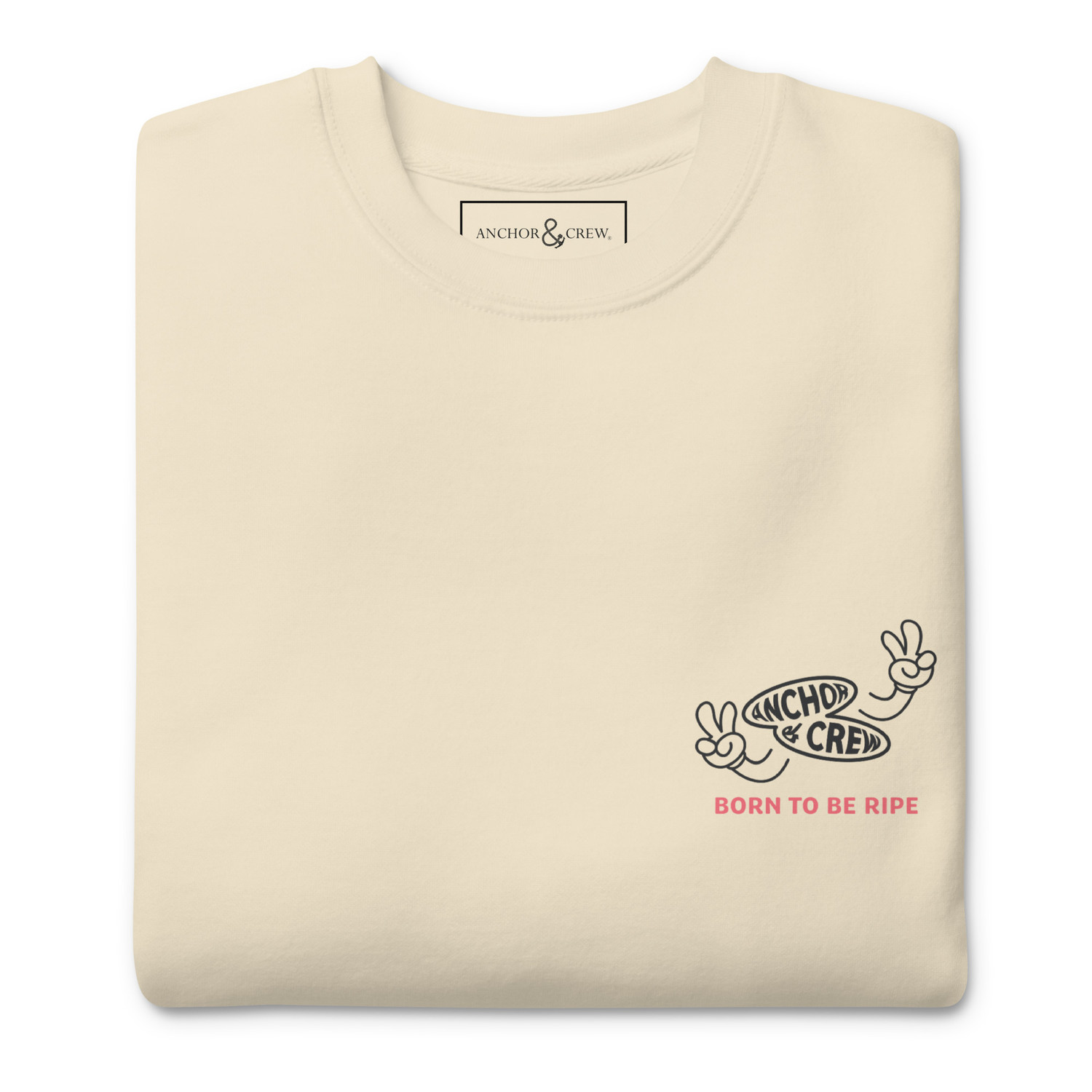 ANCHOR & CREW Ripe Avocado Dial-A-Local Organic Cotton Sweatshirt