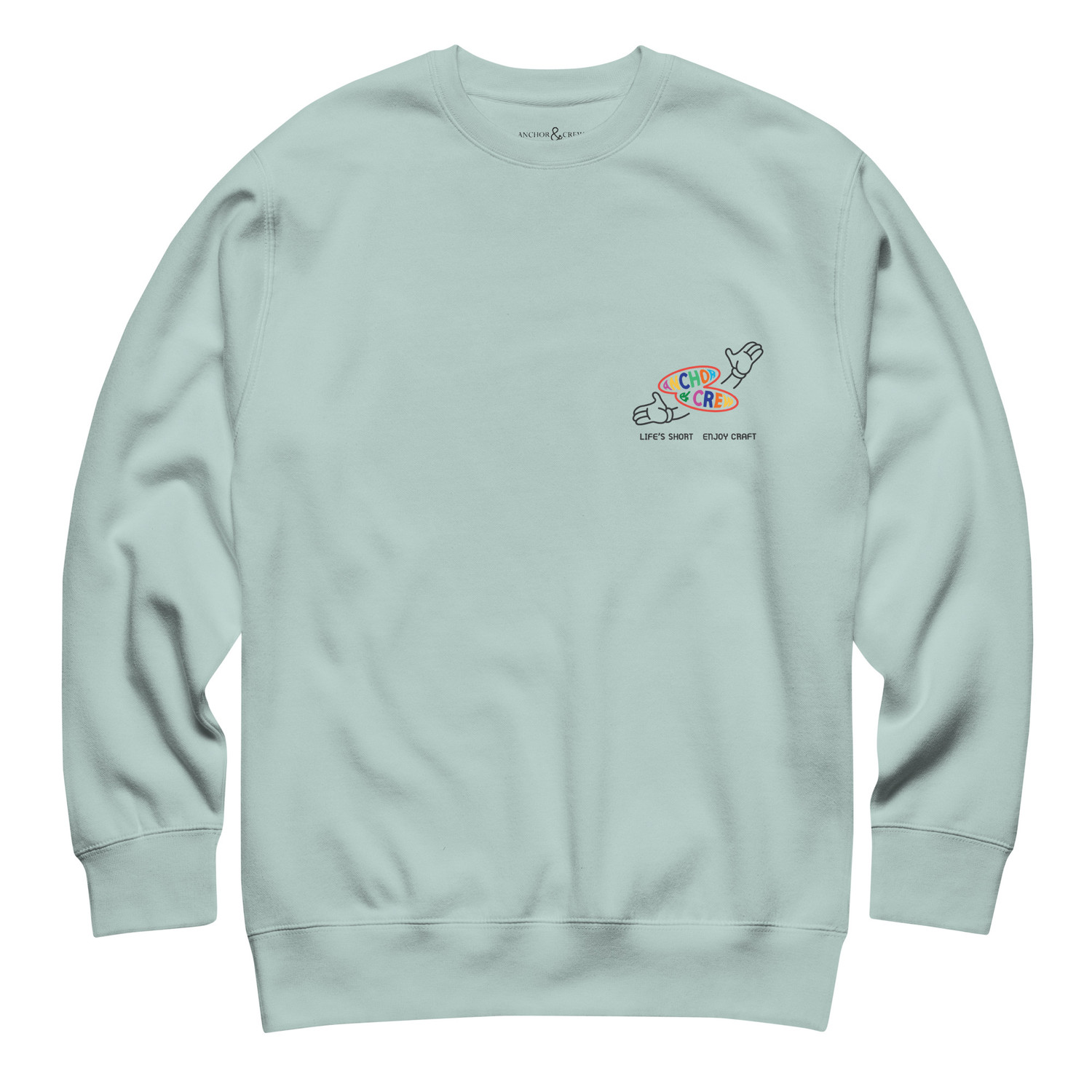 ANCHOR & CREW Enjoy Craft Dial-A-Local Organic Cotton Sweatshirt