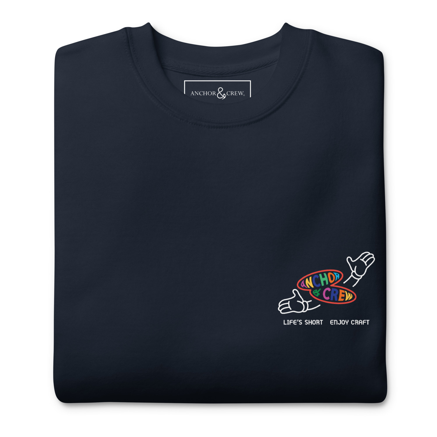 ANCHOR & CREW Enjoy Craft Dial-A-Local Organic Cotton Sweatshirt