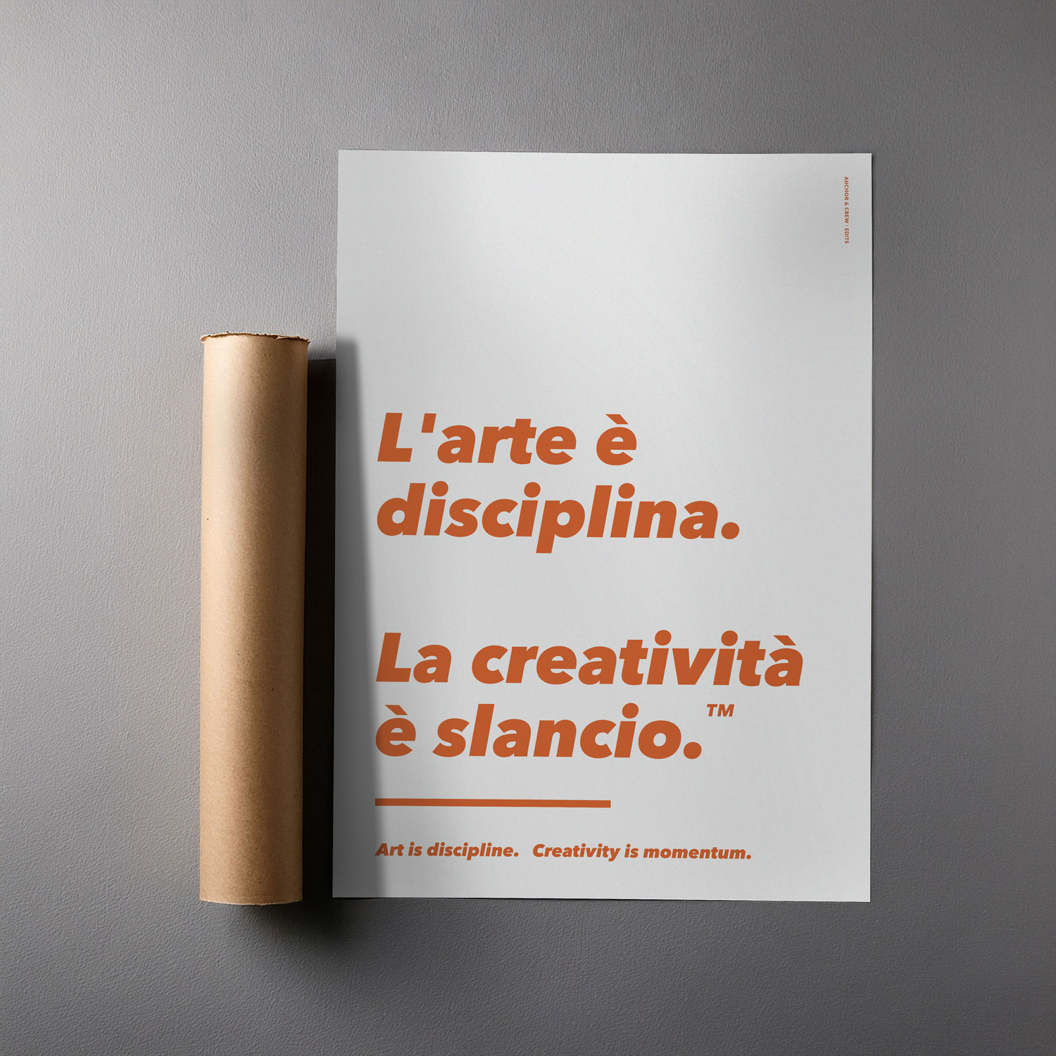 ANCHOR & CREW Art & Momentum Creative Standard Matte Print