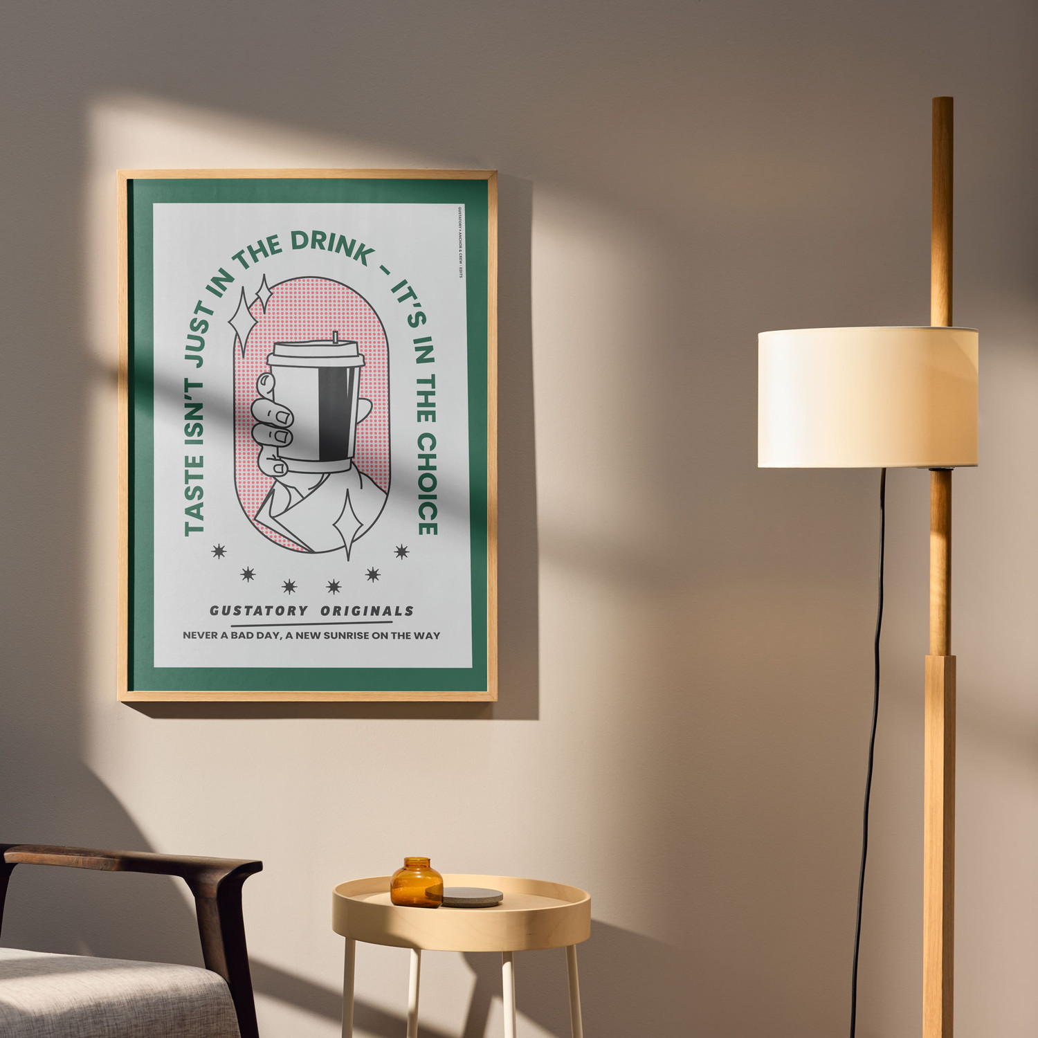 ANCHOR & CREW x GUSTATORY Originals Good Taste... Matte Art Print