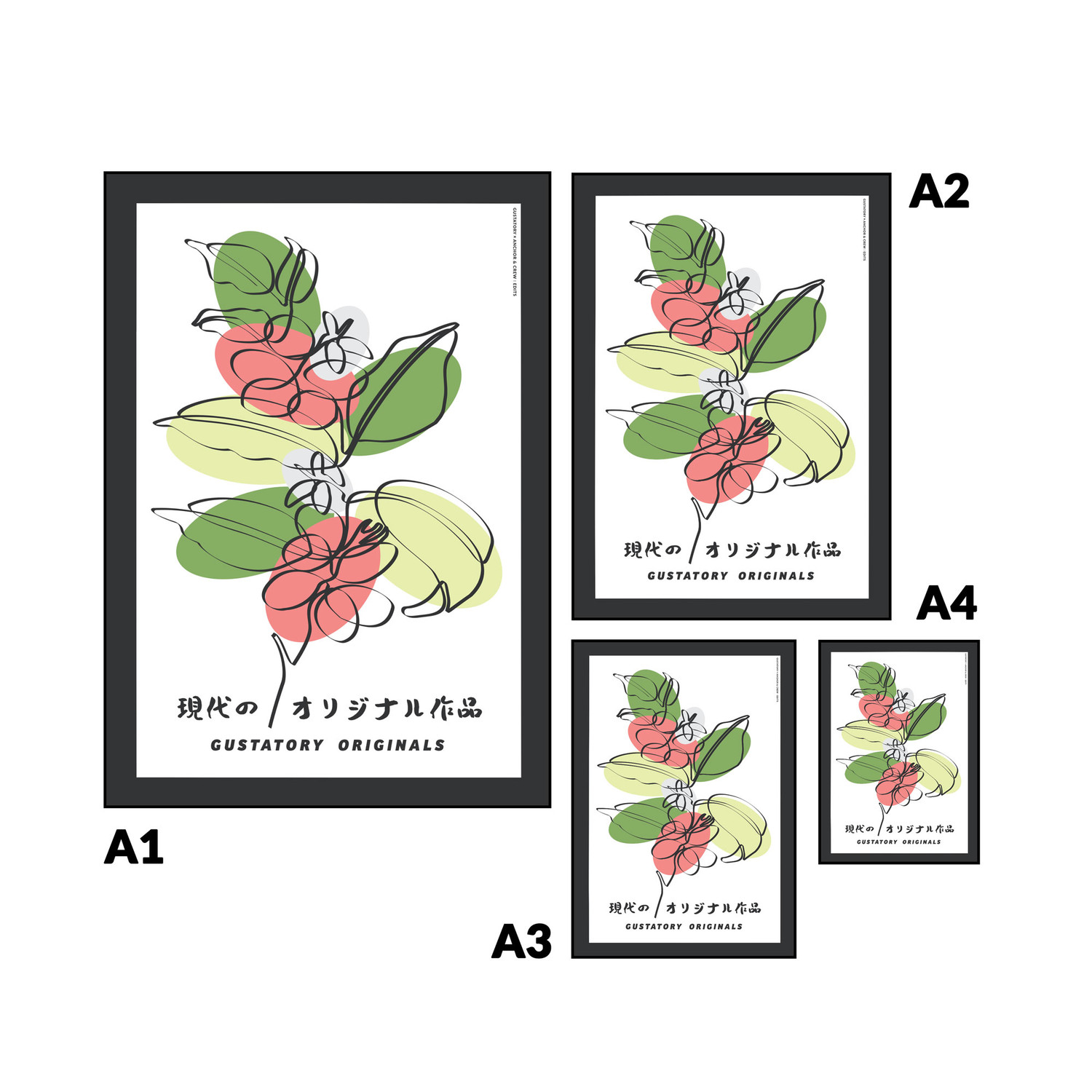 ANCHOR & CREW x GUSTATORY Originals Coffee Blossom Matte Art Print