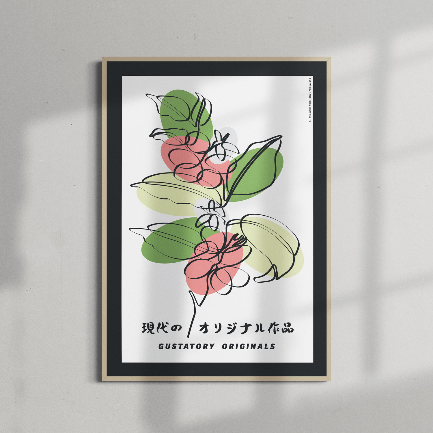 ANCHOR & CREW x GUSTATORY Originals Coffee Blossom Matte Art Print