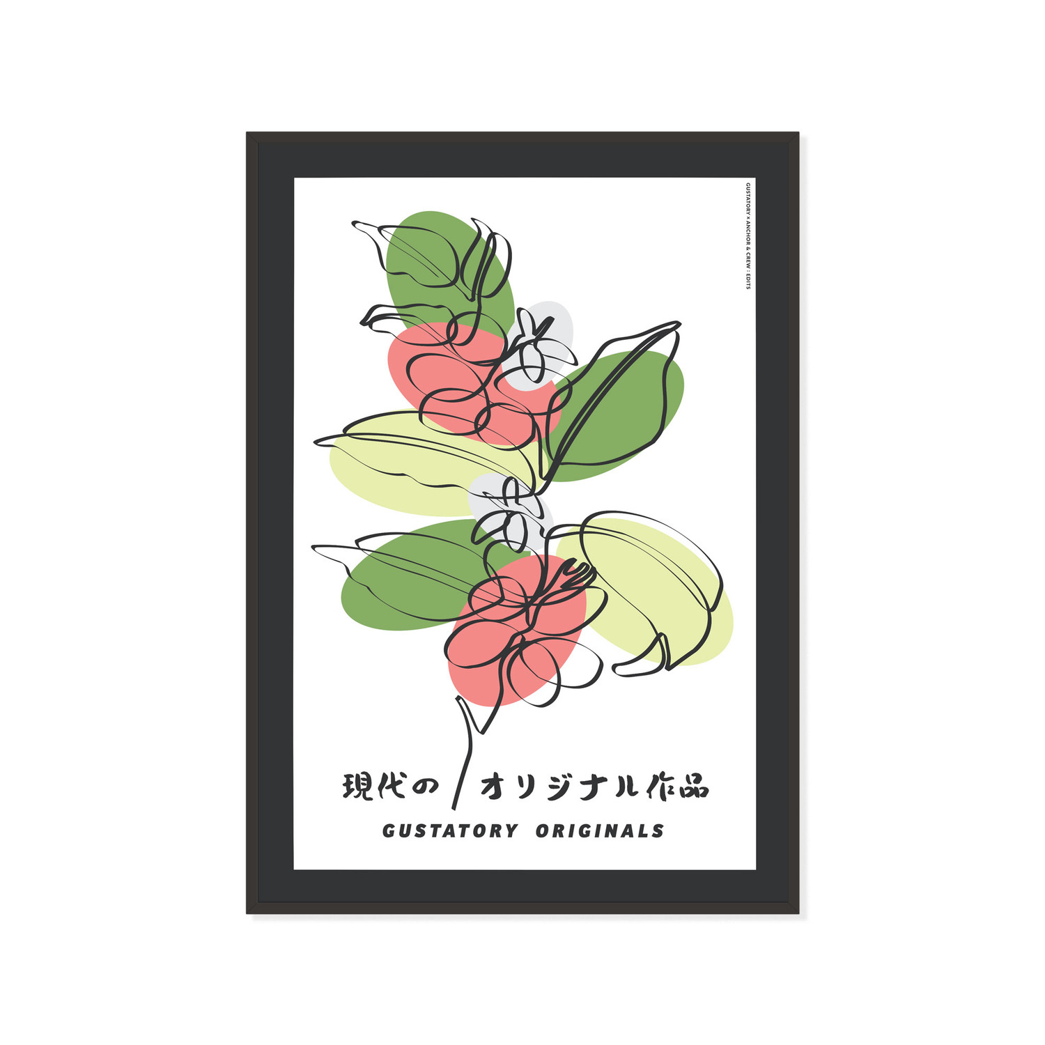 ANCHOR & CREW x GUSTATORY Originals Coffee Blossom Matte Art Print