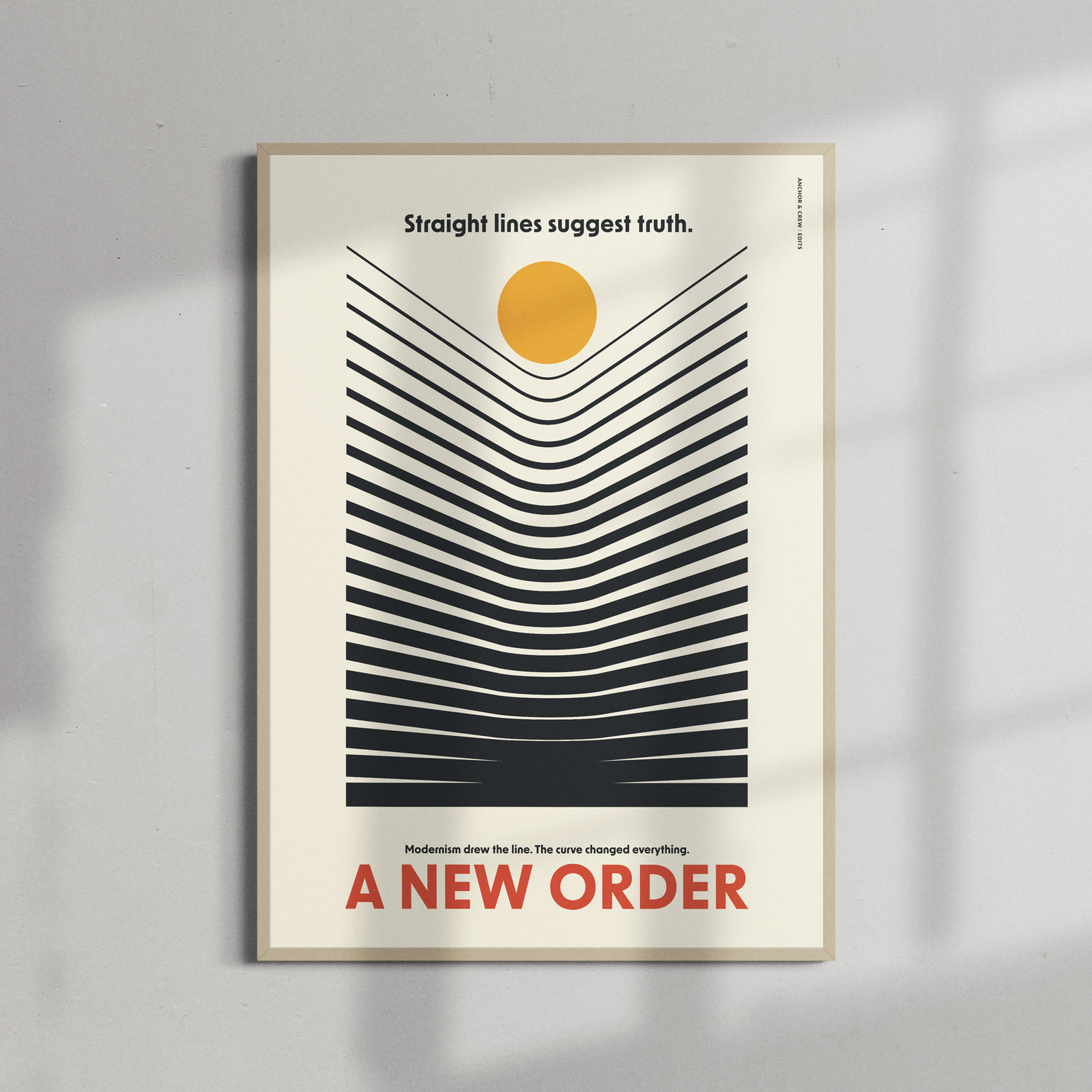 ANCHOR & CREW New Order Formhaus Matte Art Print