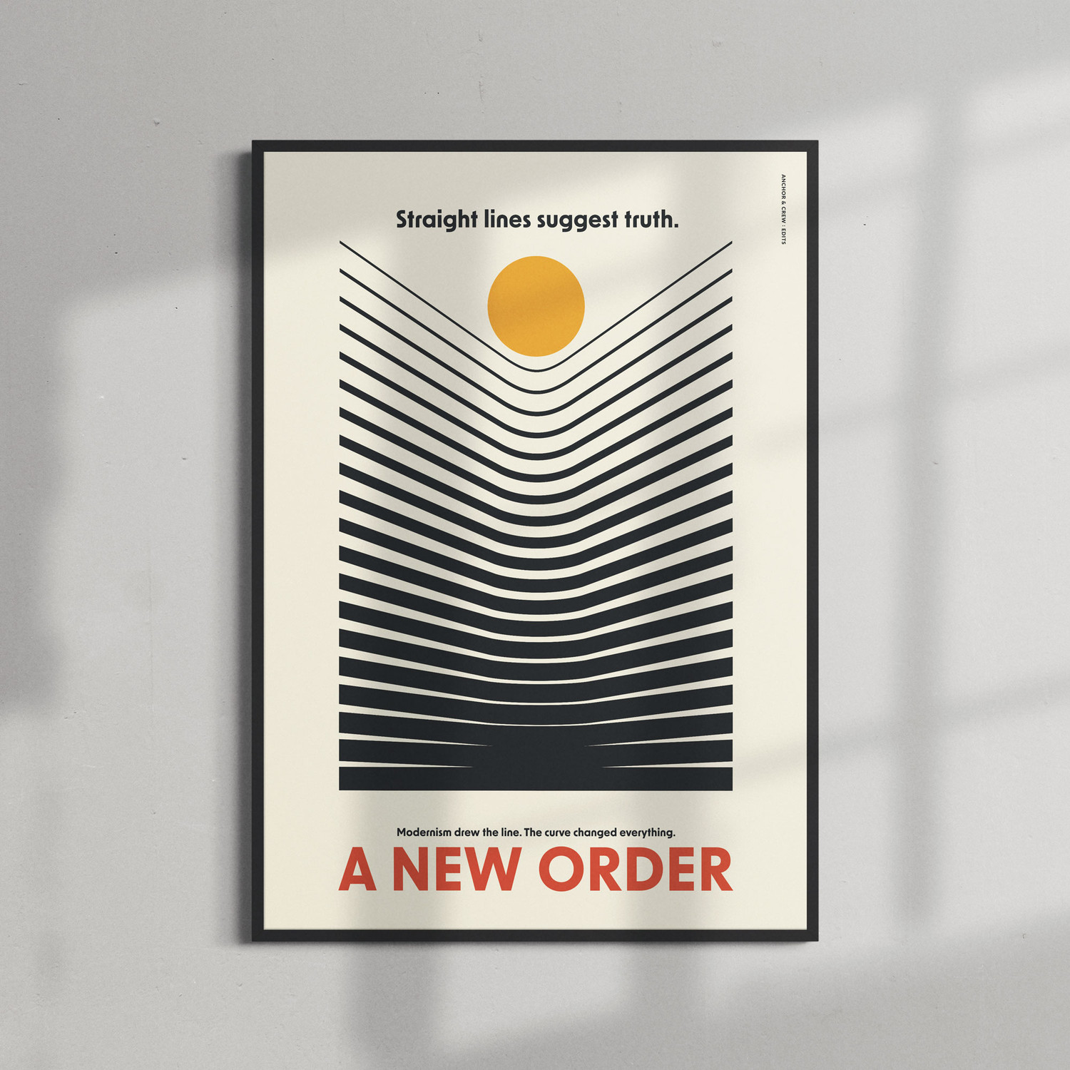 ANCHOR & CREW New Order Formhaus Matte Art Print