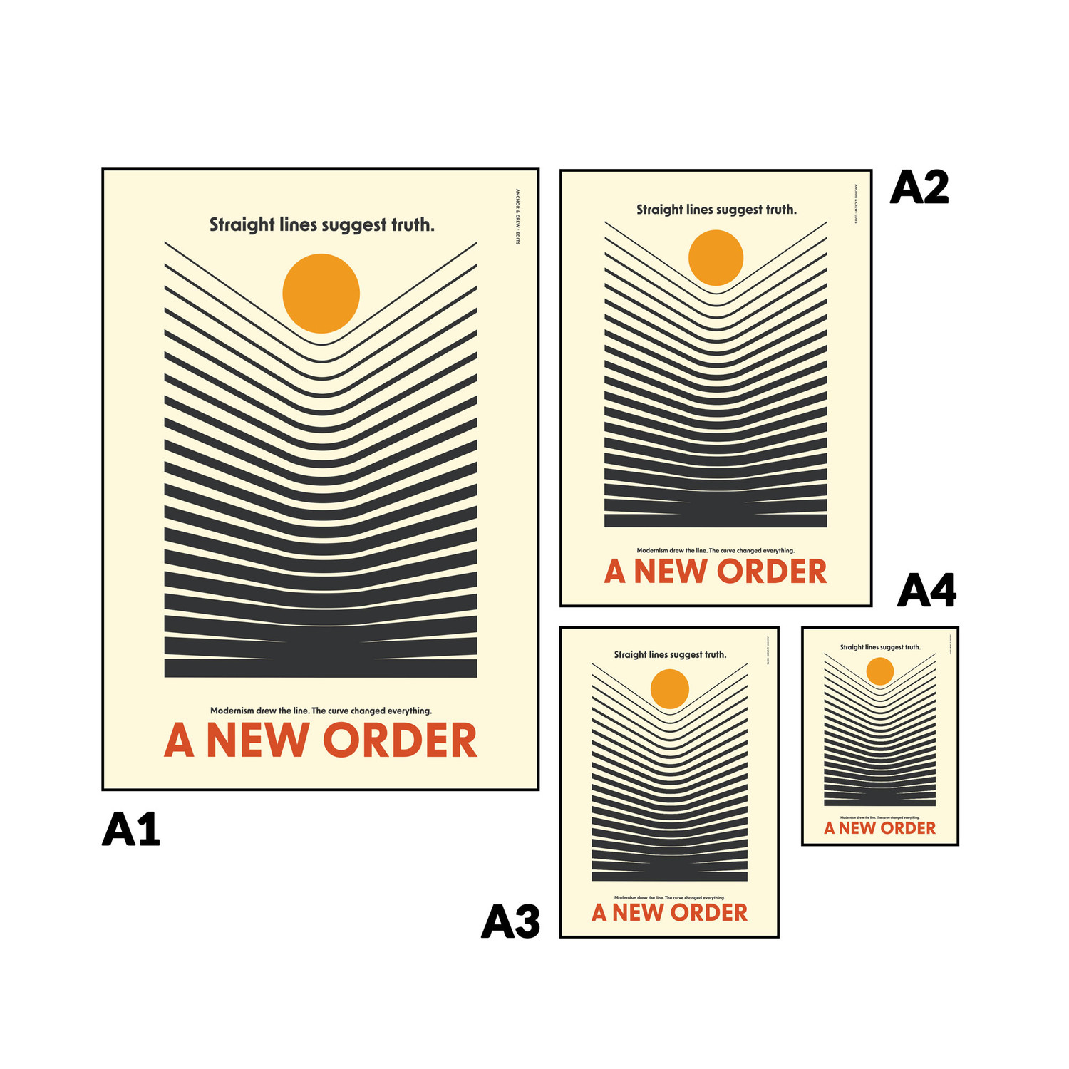 ANCHOR & CREW New Order Formhaus Matte Art Print