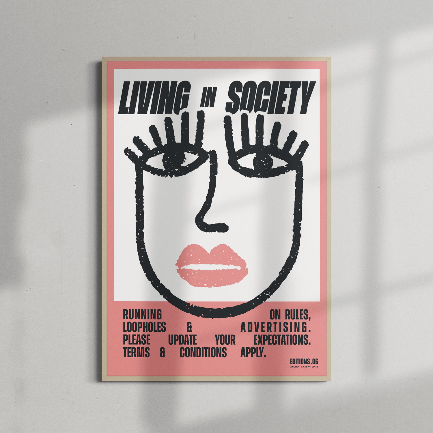 ANCHOR & CREW 06 Living In Society EDITIONS Matte Art Print