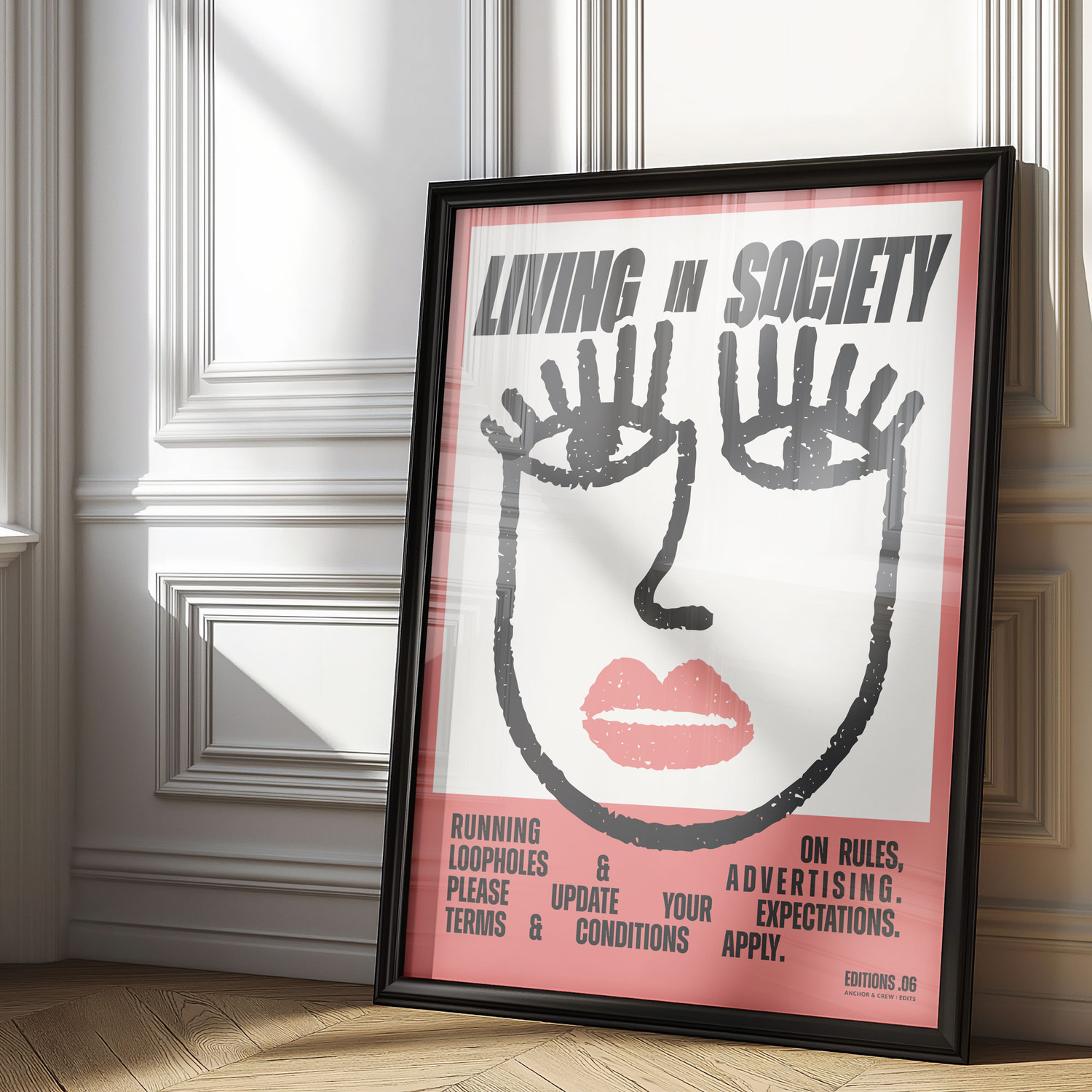 ANCHOR & CREW 06 Living In Society EDITIONS Matte Art Print