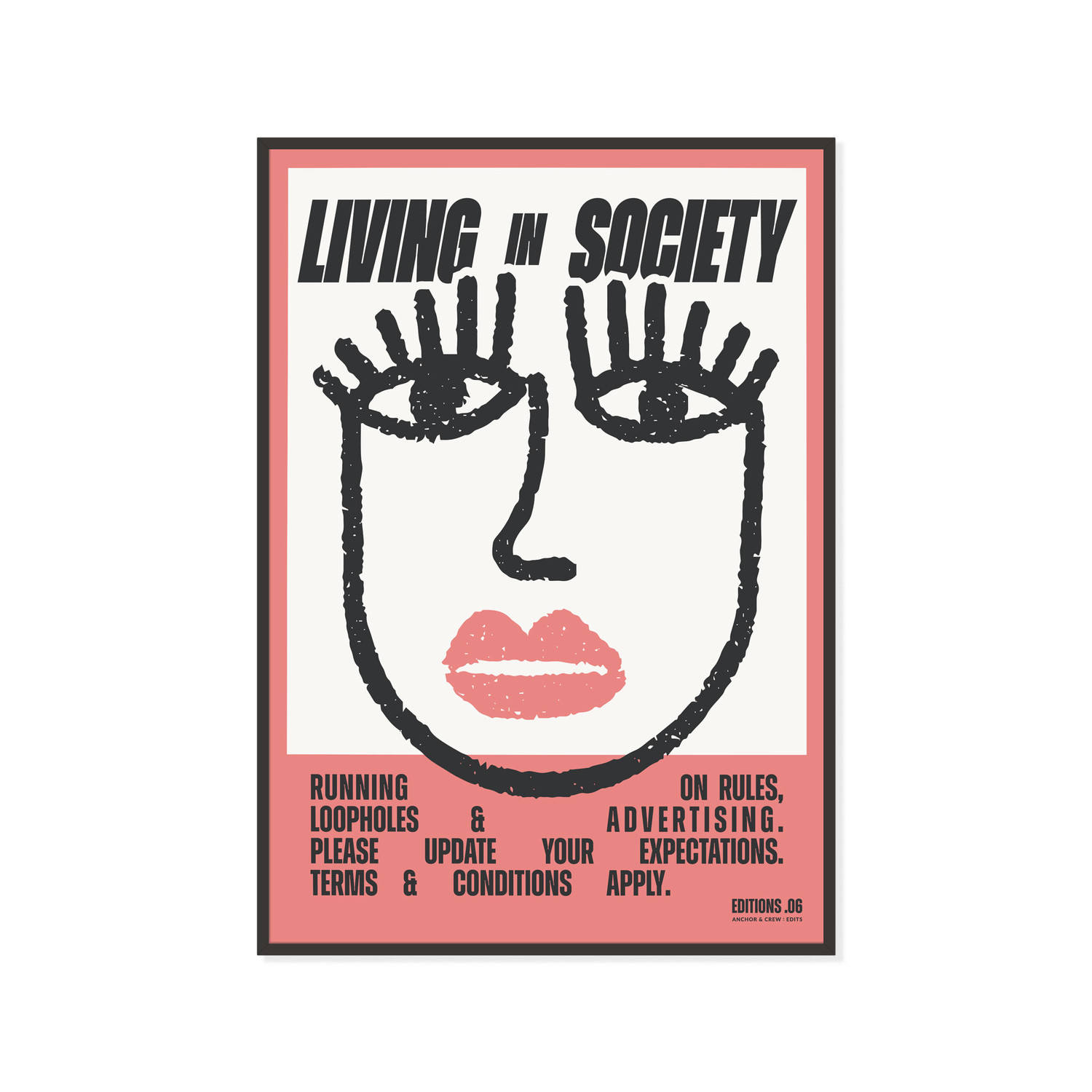 ANCHOR & CREW 06 Living In Society EDITIONS Matte Art Print