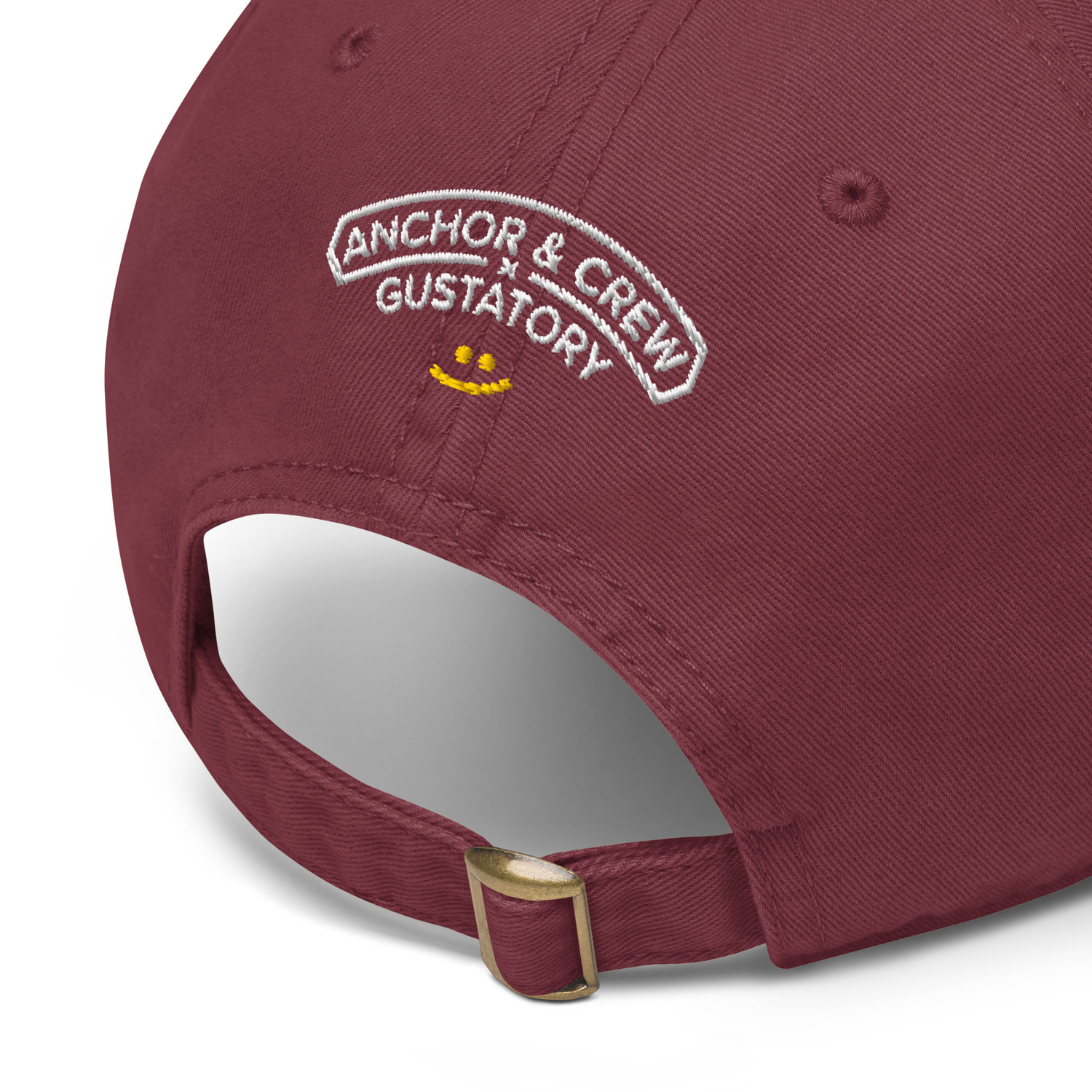ANCHOR & CREW GUSTATORY Coffee First Think Later. Cotton Embroidered Cap
