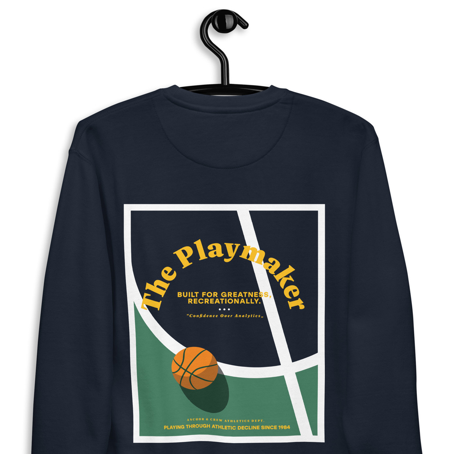 ANCHOR & CREW The Playmaker Basketball Club League Organic Cotton Sweatshirt