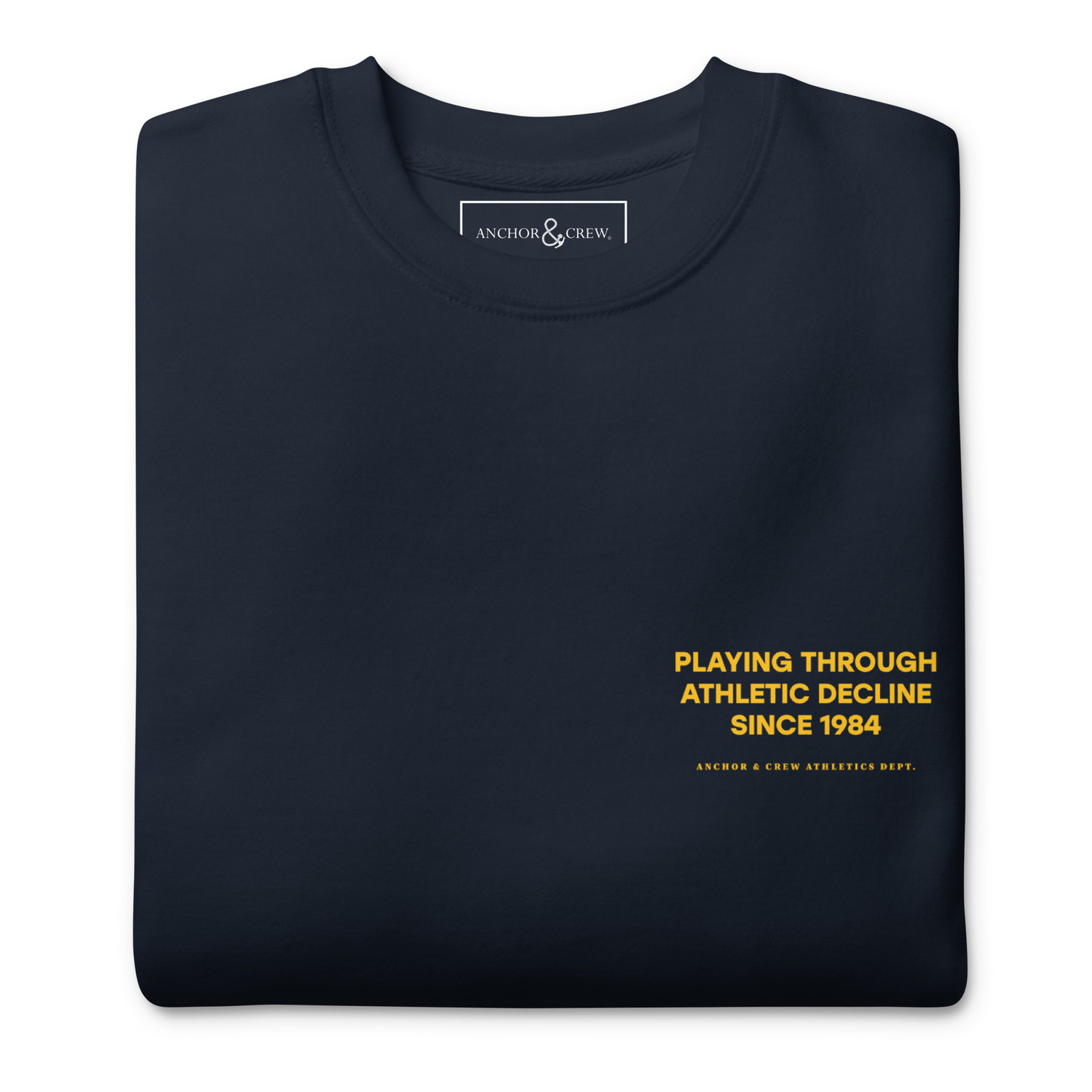 ANCHOR & CREW The Playmaker Basketball Club League Organic Cotton Sweatshirt
