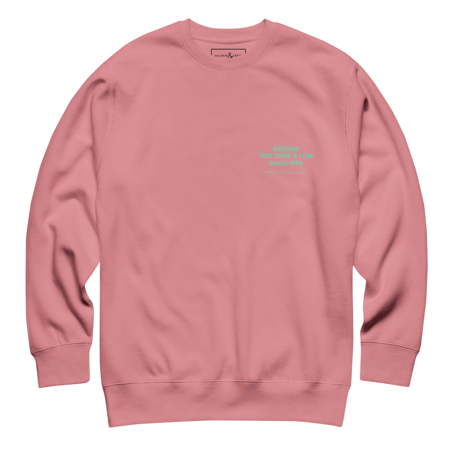 ANCHOR & CREW Set Point Social Volleyball Club League Organic Cotton Sweatshirt 