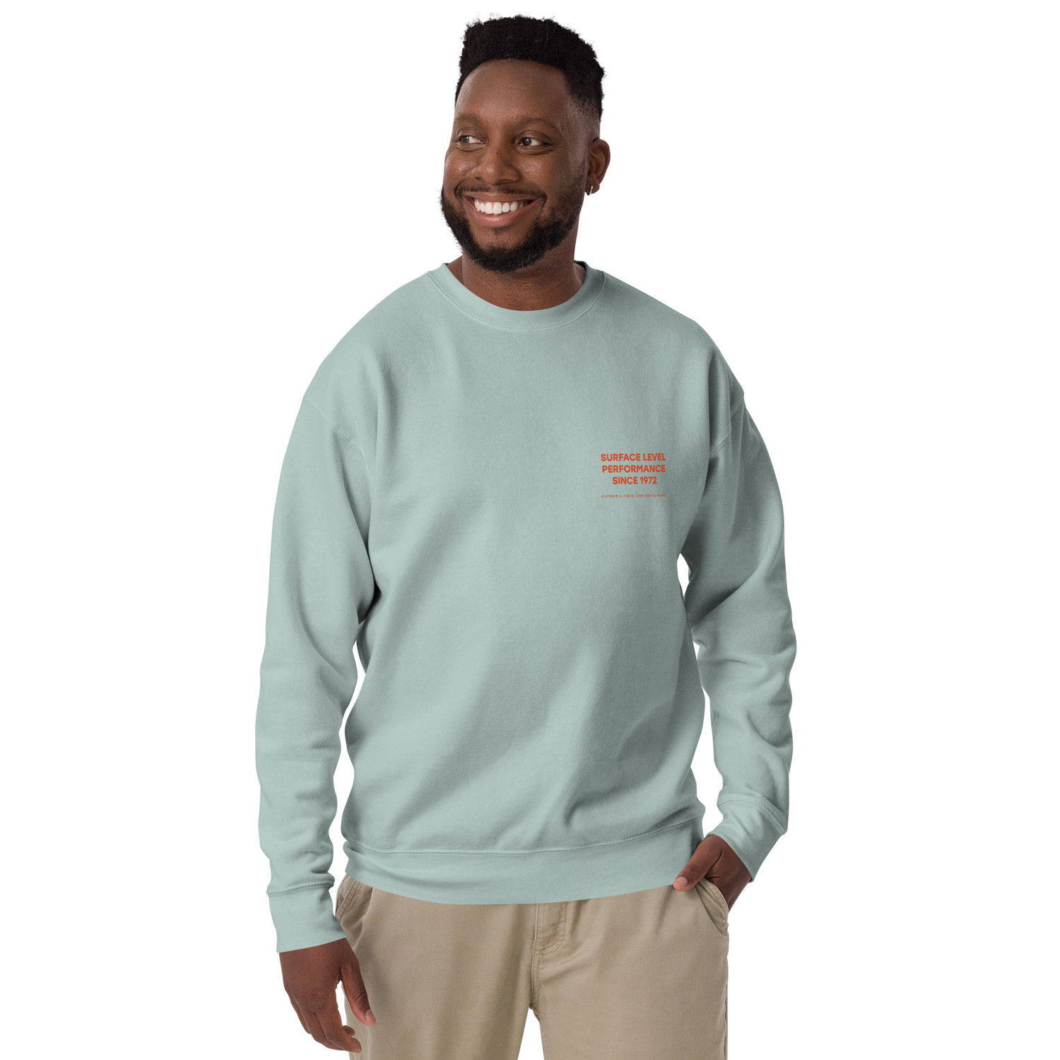 ANCHOR & CREW Personal Best-ish Swimming Club League Organic Cotton Sweatshirt