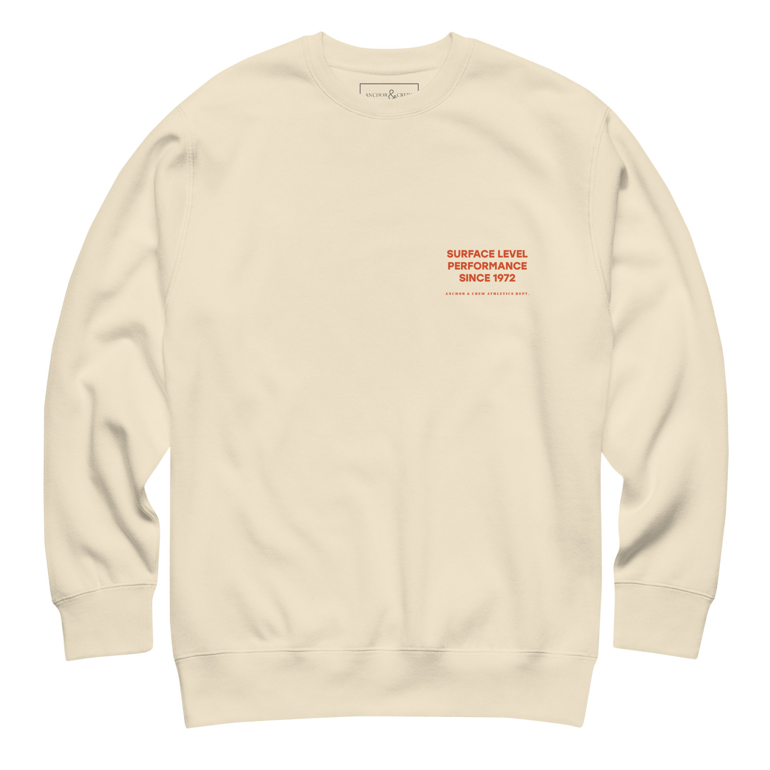 ANCHOR & CREW Personal Best-ish Swimming Club League Organic Cotton Sweatshirt