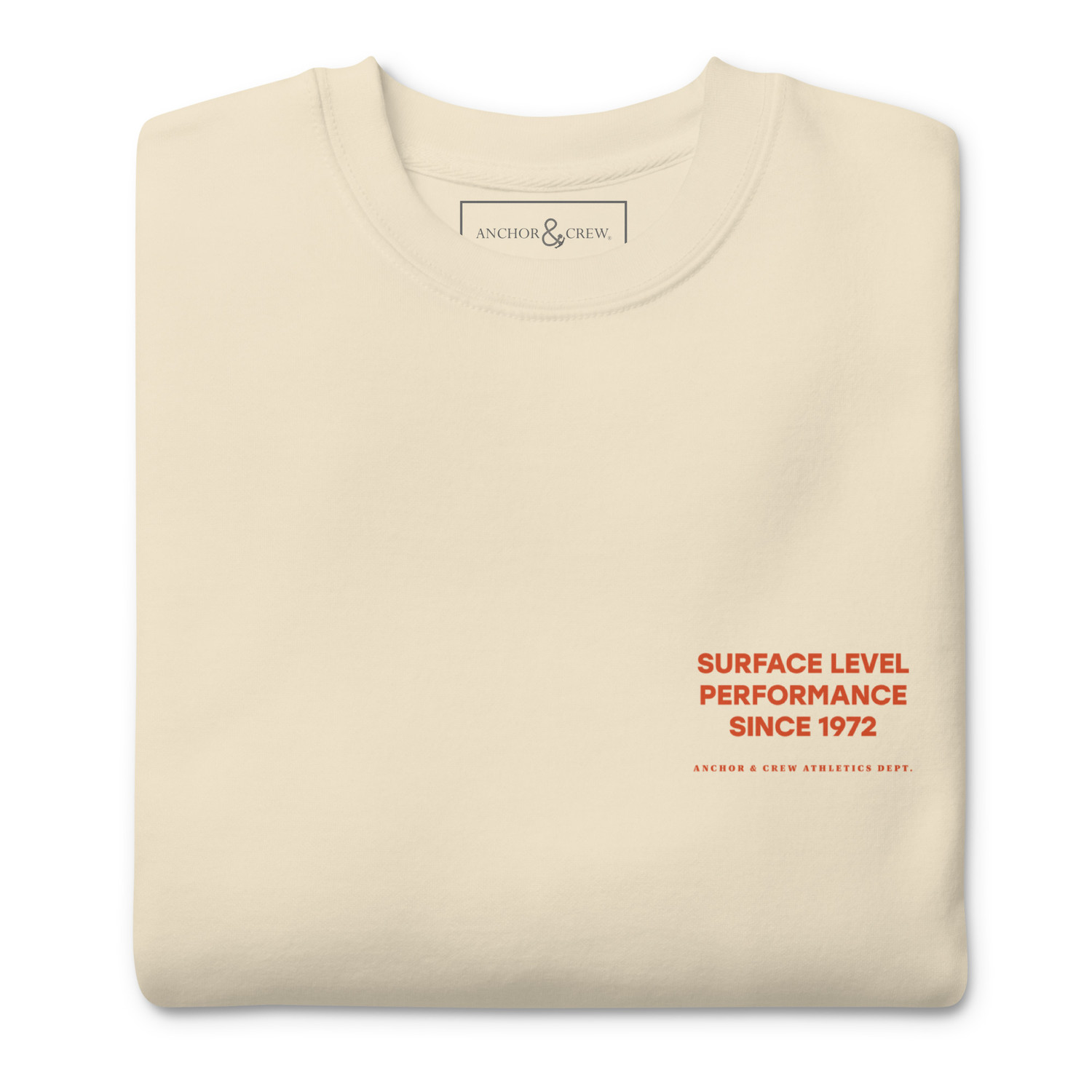 ANCHOR & CREW Personal Best-ish Swimming Club League Organic Cotton Sweatshirt